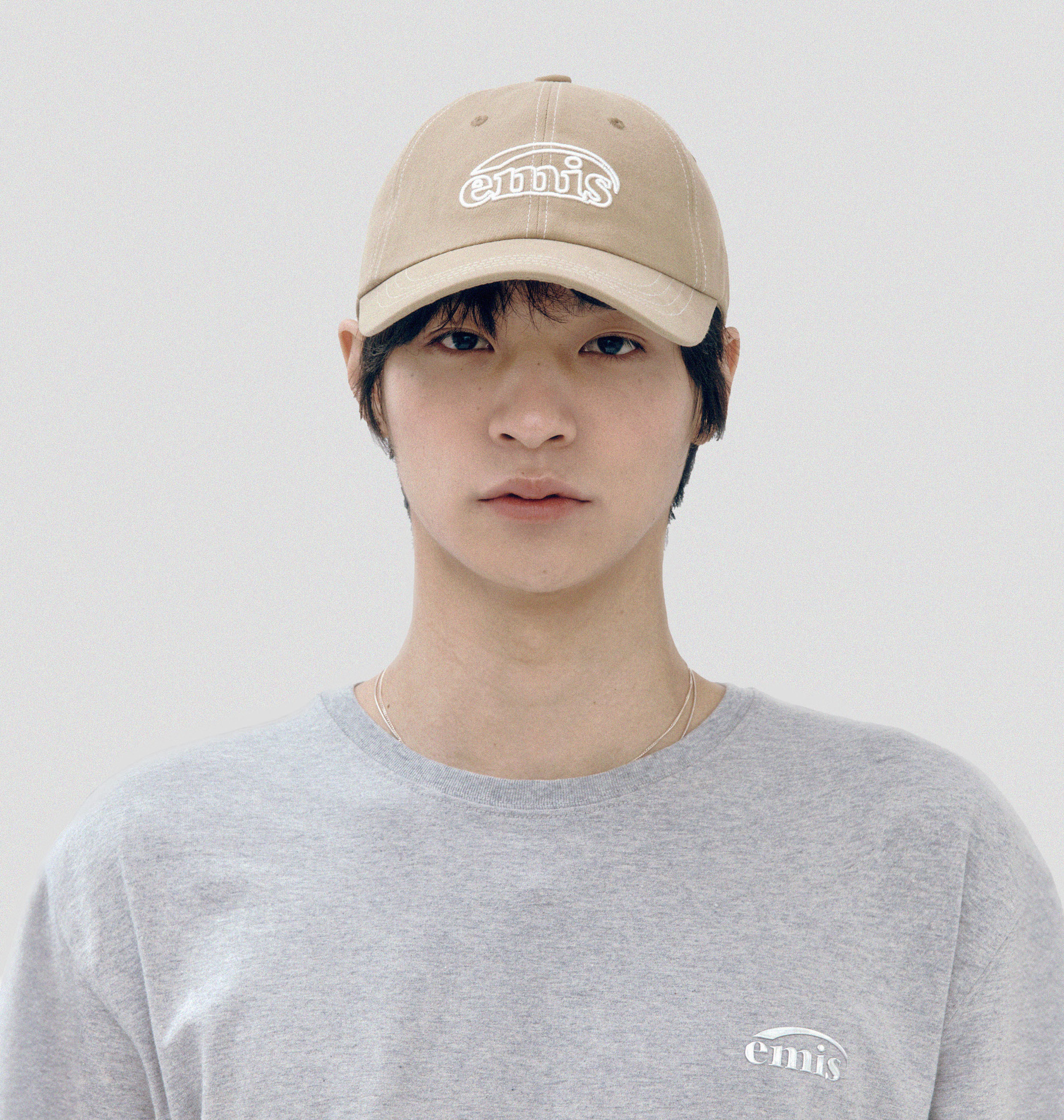 EMIS - WHITE STITCH BALL CAP 新款縫線老帽多色