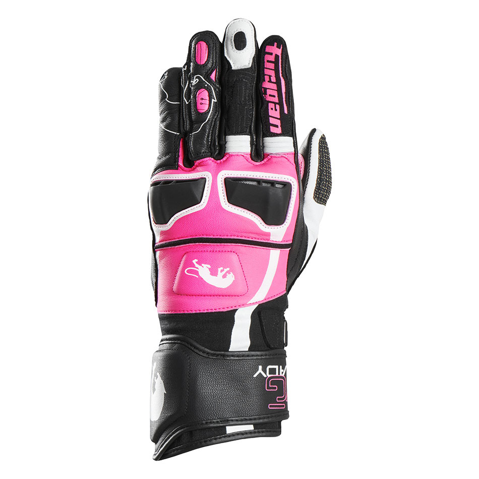 FURYGAN STYG 15 LADY Kevlar Black/Pink 黑粉 皮手套 長版