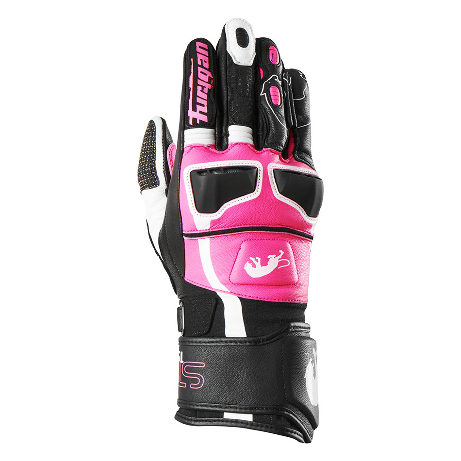FURYGAN STYG 15 LADY Kevlar Black/Pink 黑粉 皮手套 長版