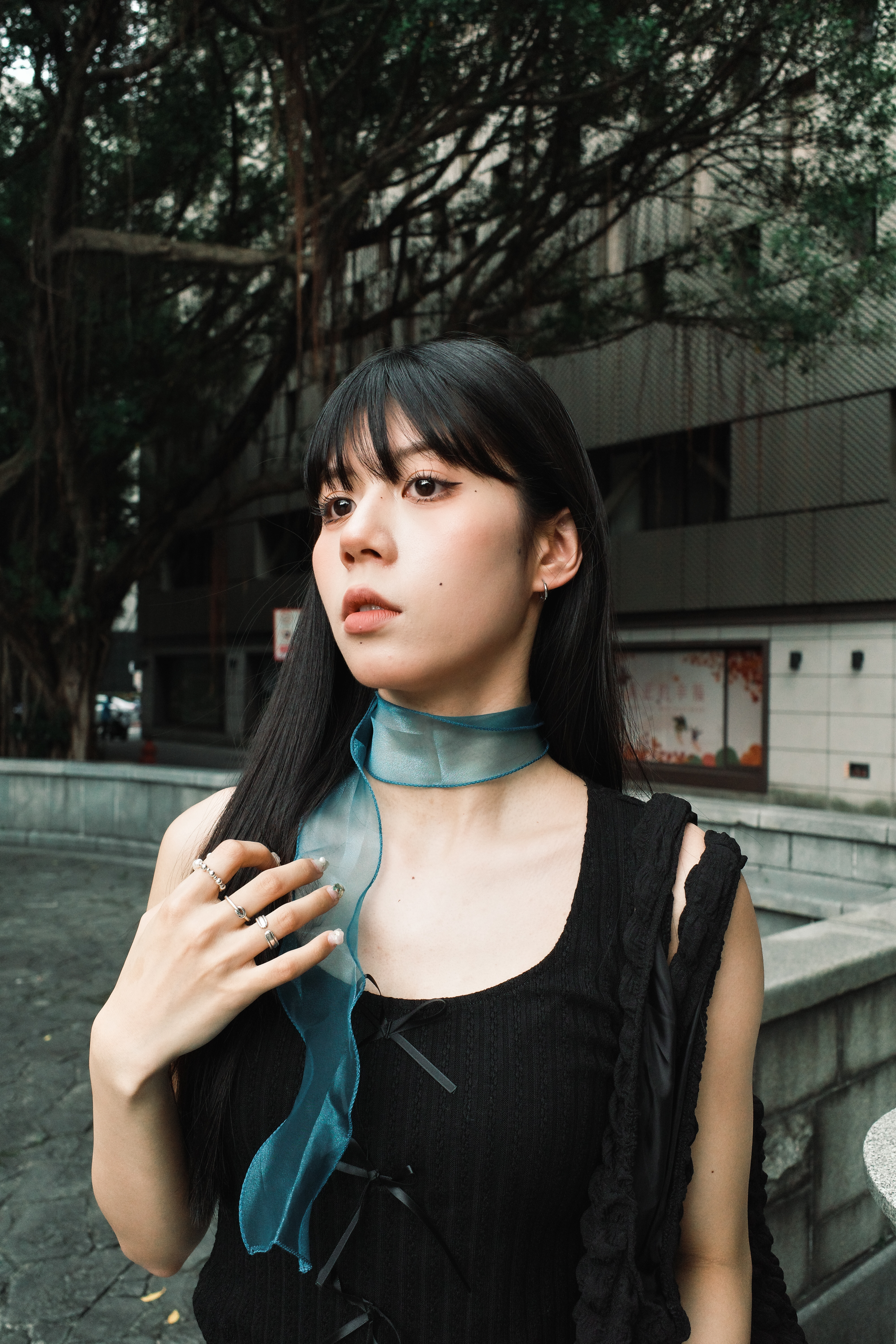 『Always_Good』透膚 光澤感 絲巾