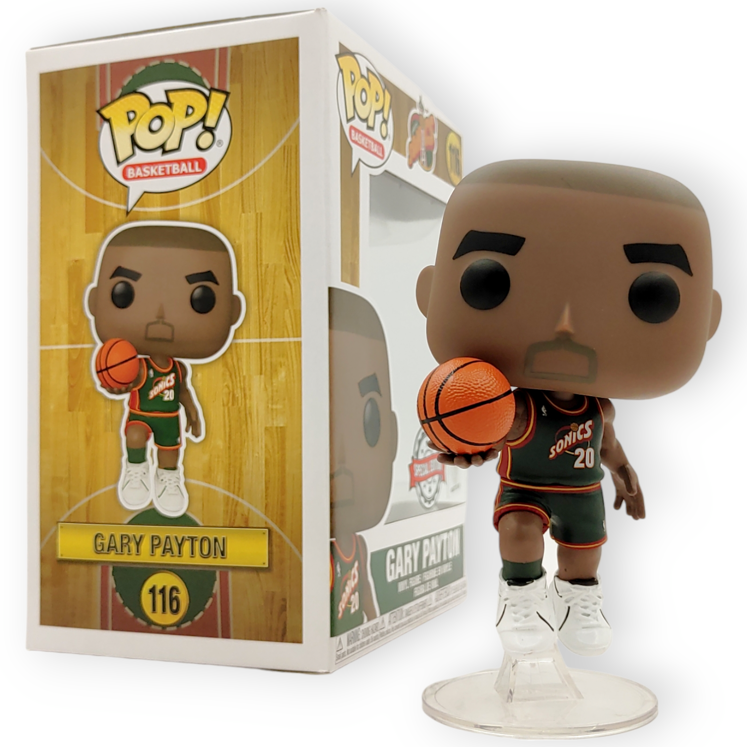 FUNKO POP<經典NBA>西雅圖超音速加里.披頓-No.116