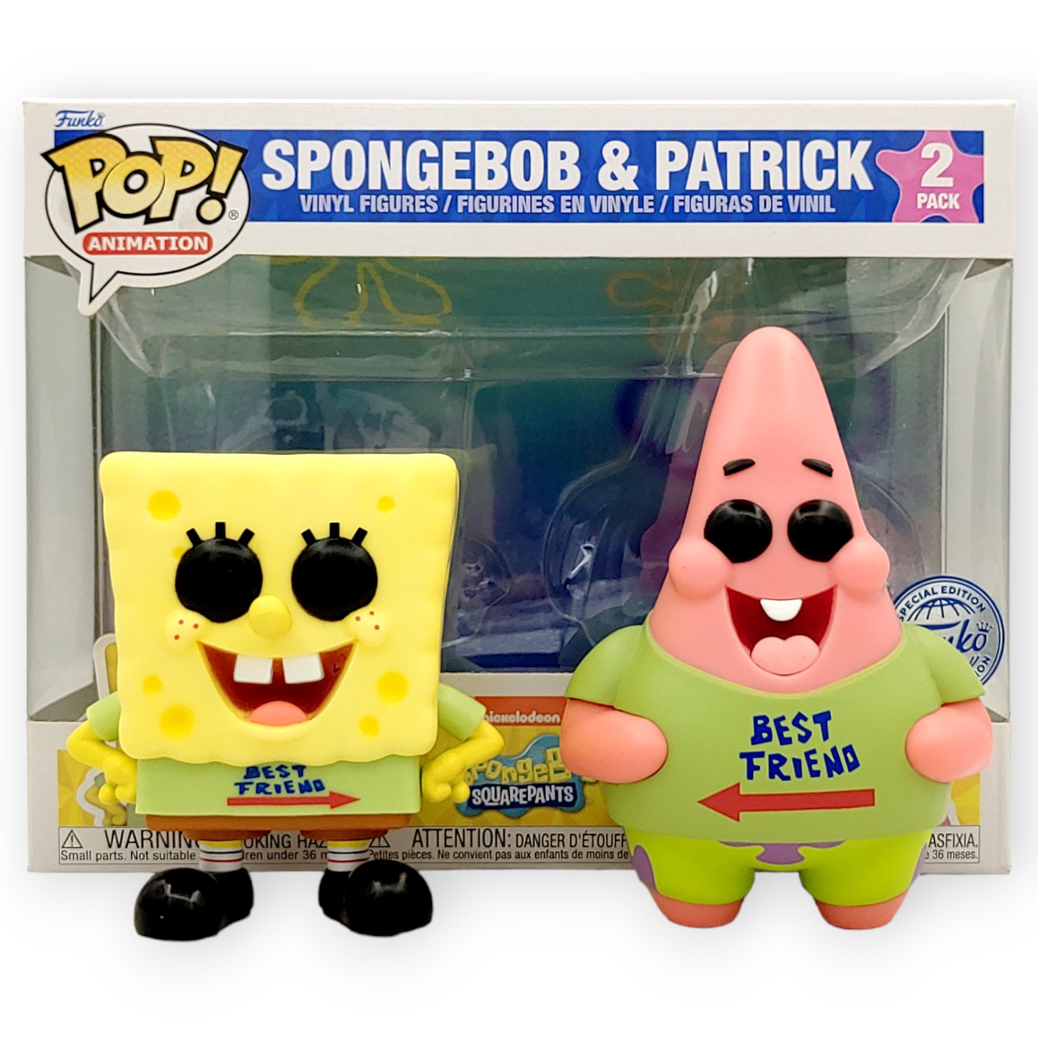 FUNKO POP <海綿寶寶>海綿寶寶&派大星(最好朋友)-No.2pack