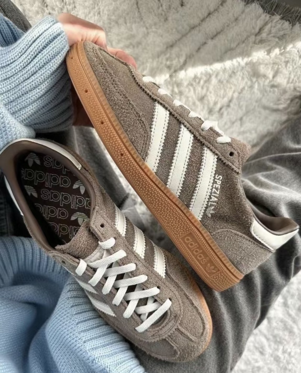 【Luxury】Adidas 愛迪達 德訓鞋 Handball Spezial W 女鞋 可可棕 麂皮 復古 摩卡配色 IF6490