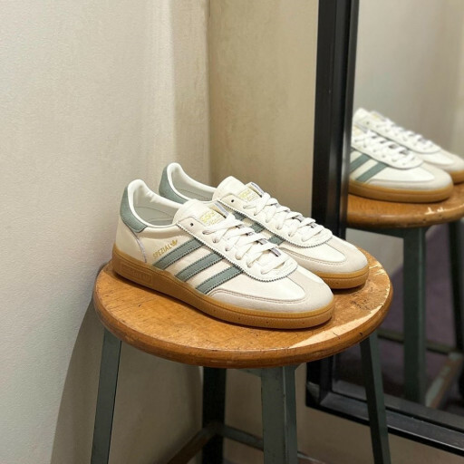 【Luxury】Adidas handball spezial IF9730 愛迪達 新款 春日薄荷綠 男女鞋 米綠 焦糖底 T型鞋頭
