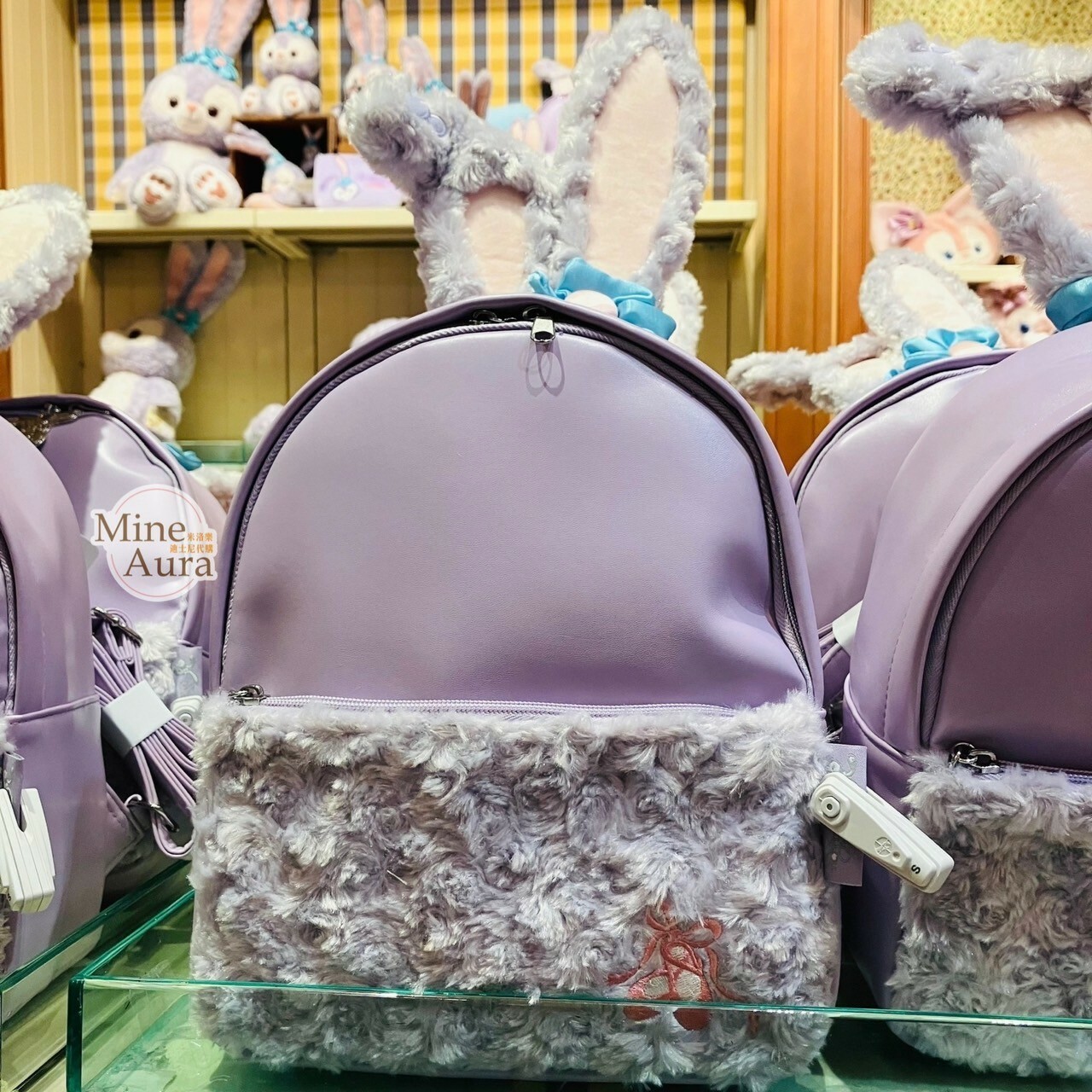 (現貨) 史黛拉露 星黛露 StellaLou 絨毛立體耳朵 造型 後背包 雙肩包 -香港迪士尼樂園