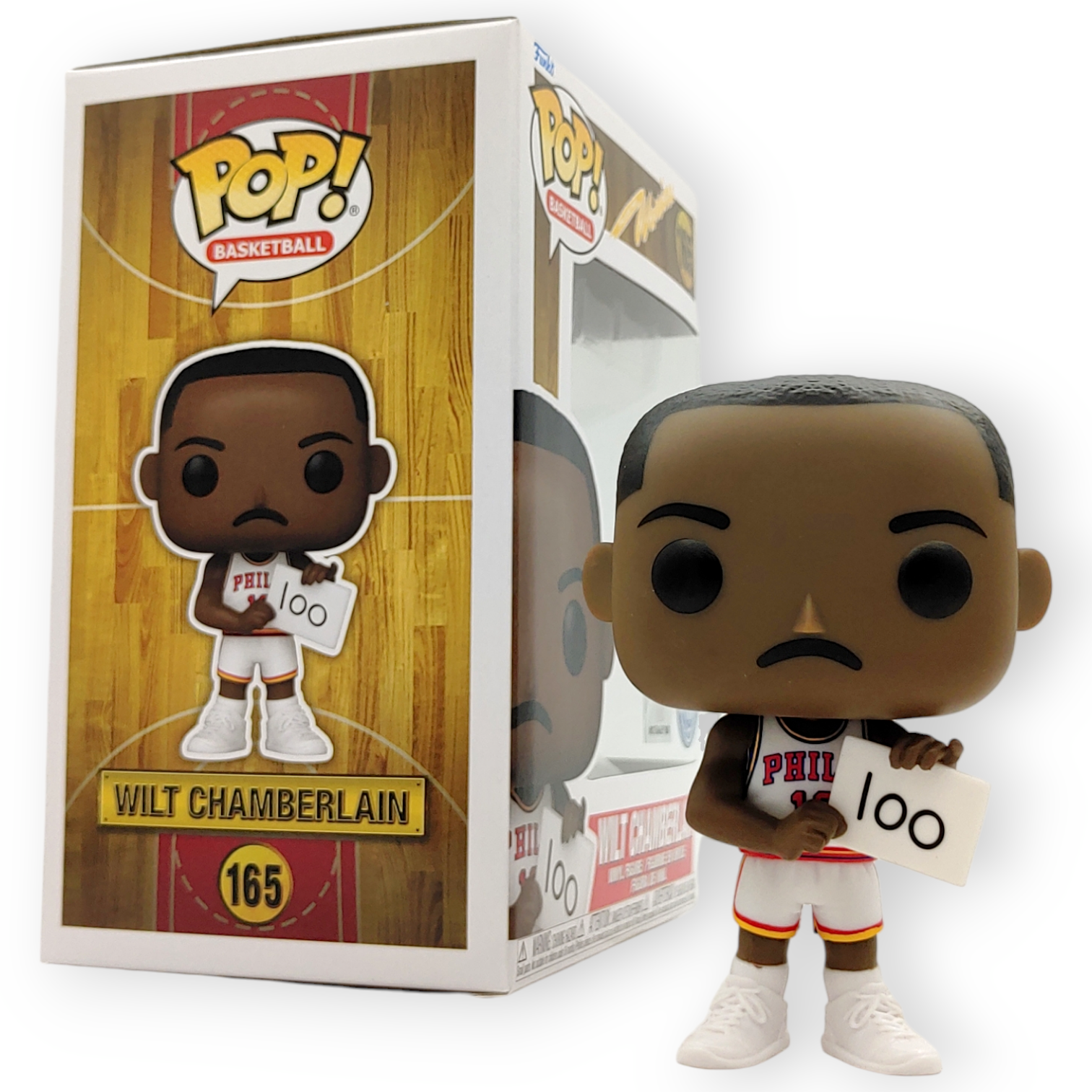 FUNKO POP<經典NBA>62費城76人_韋特.張伯倫_100分-No.165