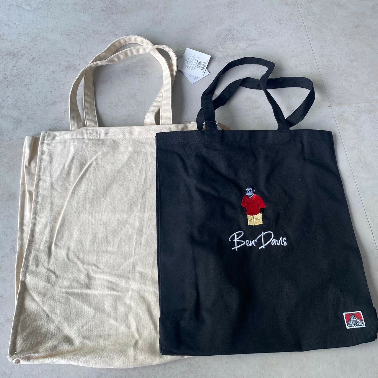 Ben Davis 刺繡帆布手提包 BDW-8342