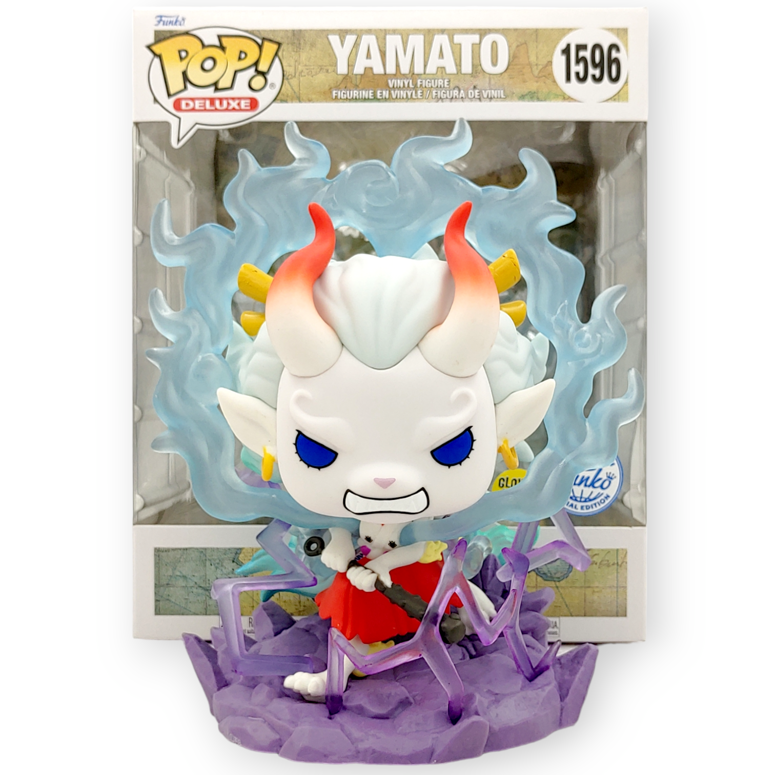 FUNKO POP<One Piece海賊王>6吋大和_人獸形態(夜光版)-No.1596