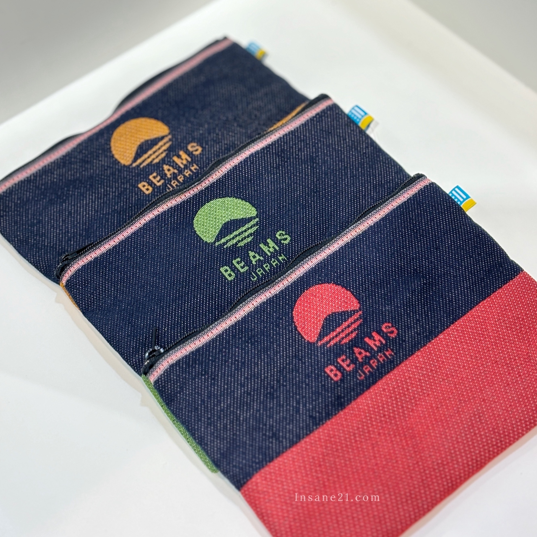 BEAMS編織化妝包