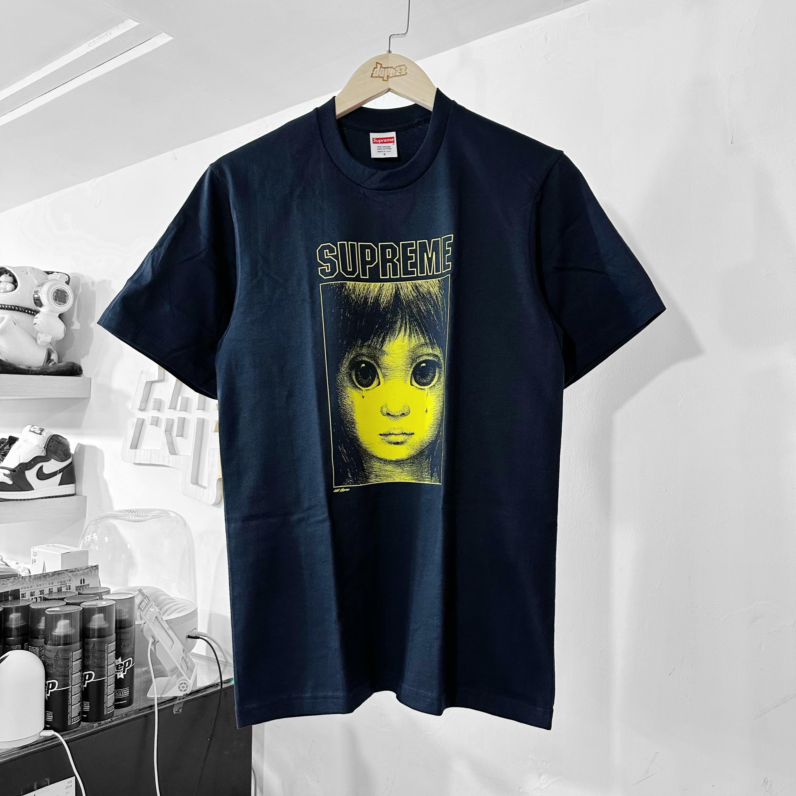 Supreme SS24 Margaret Keane Teardrop Tee Navy