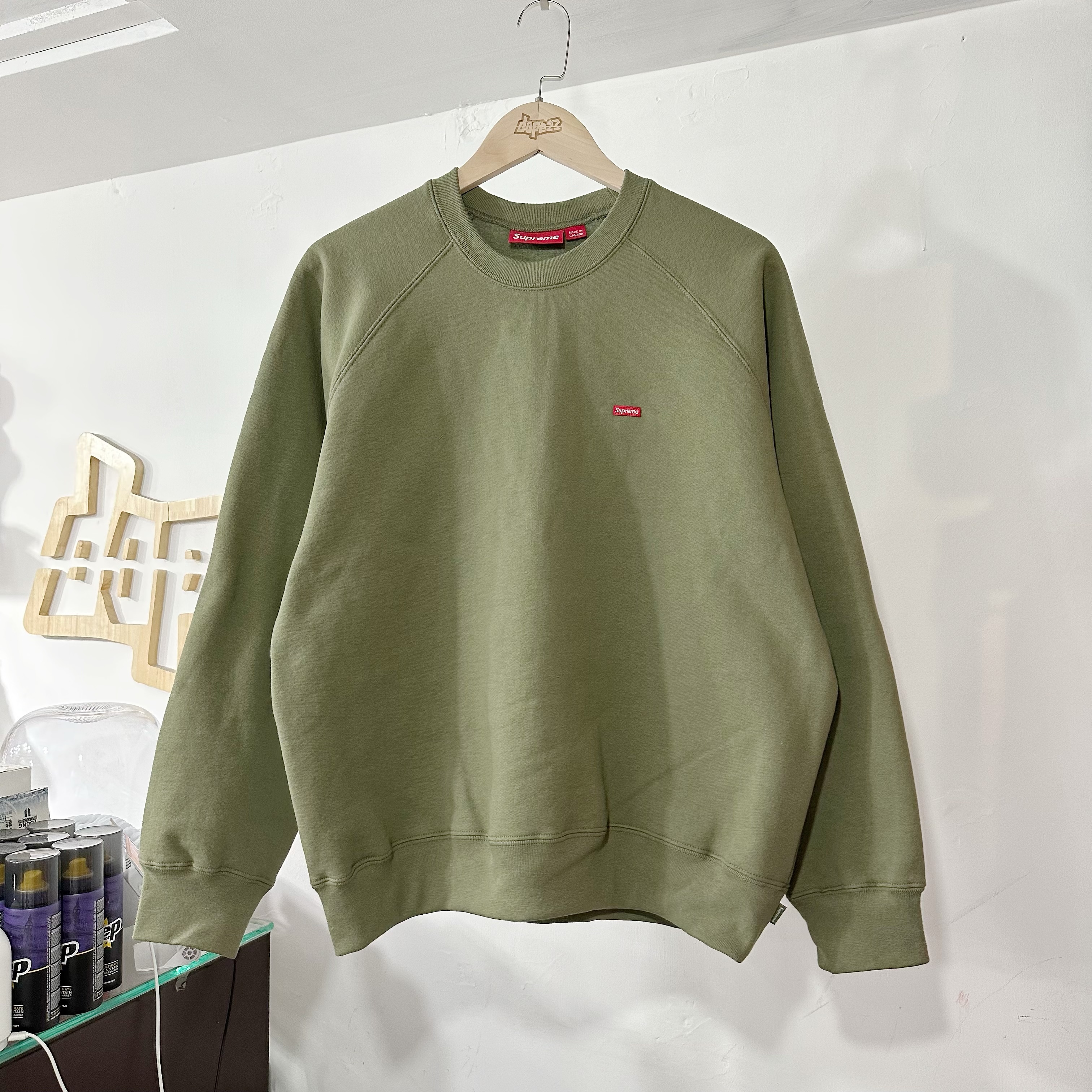 Supreme SS24 Small Box Crewneck （Olive）