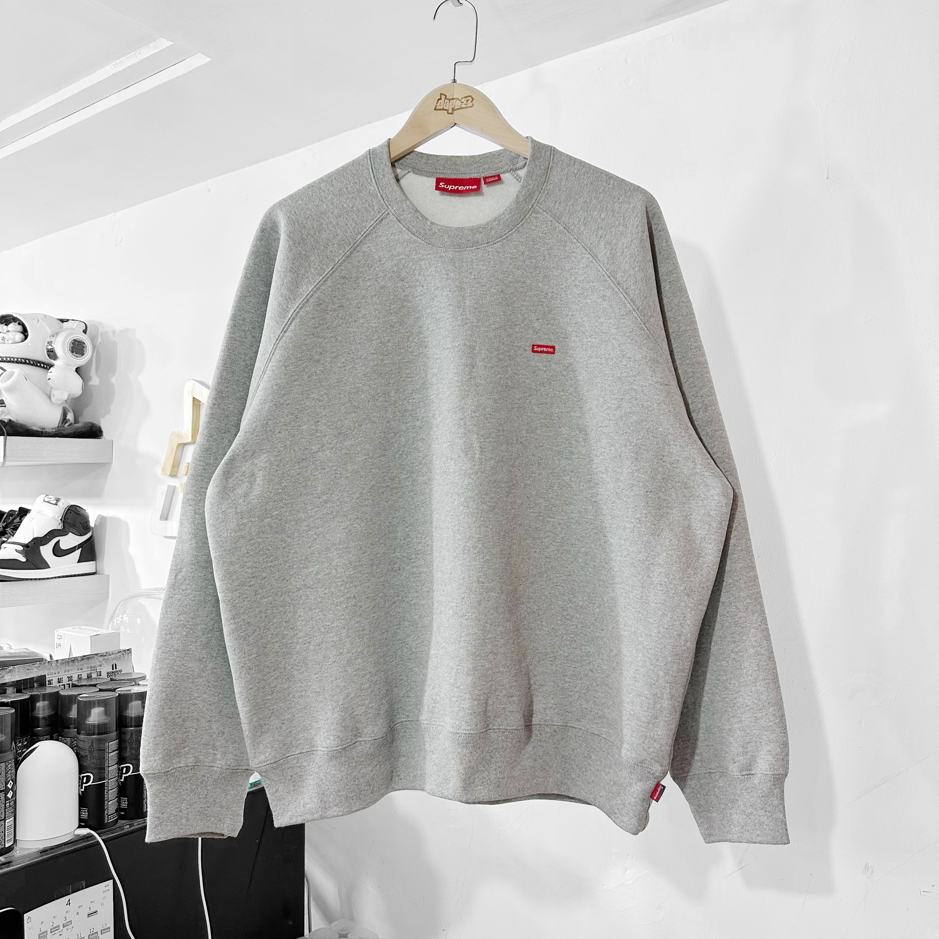 Supreme SS24 Shop Small Box Crewneck 城市限定New York（AGrey