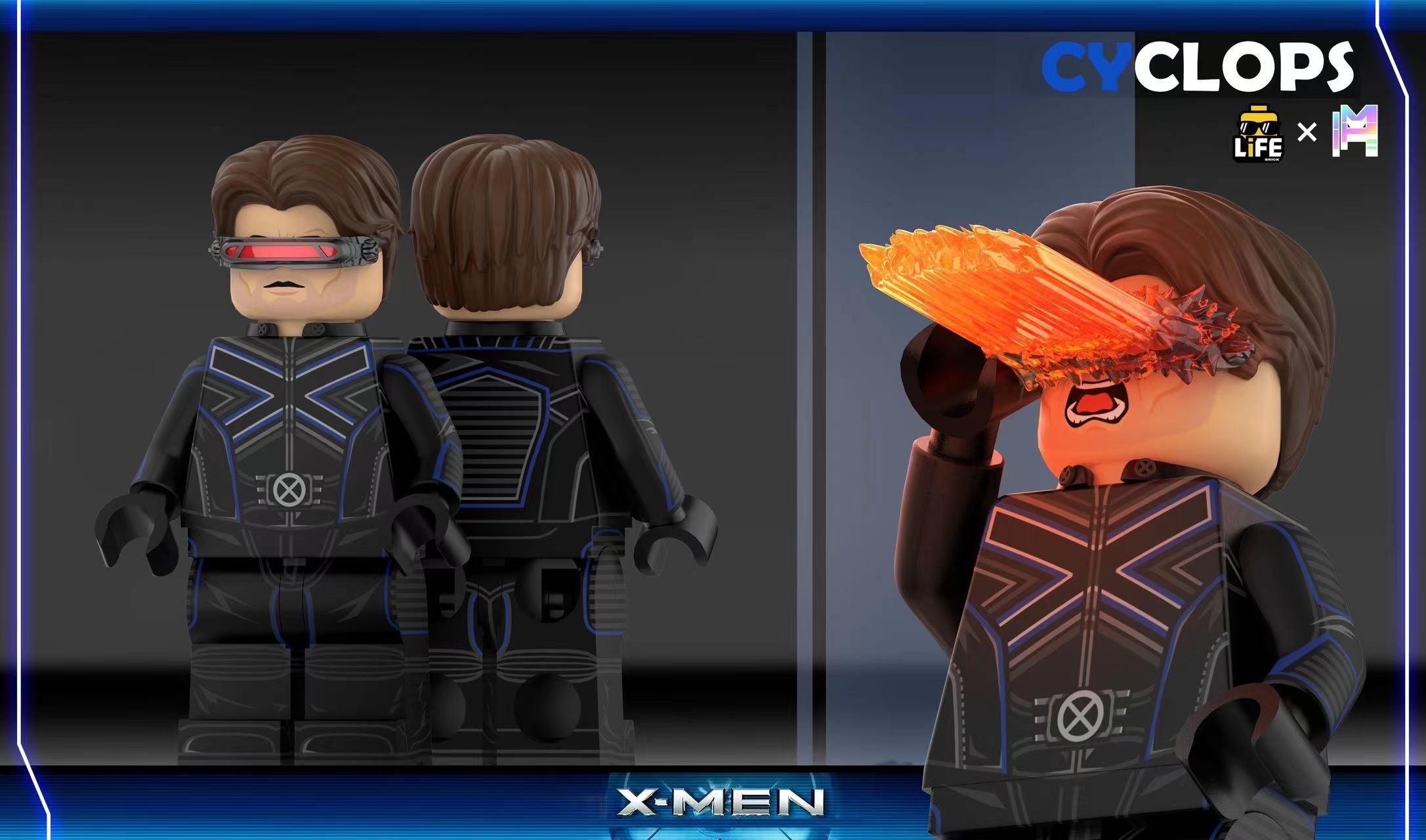 【Lifebrick X MH】金鋼狼 /鐳射銀