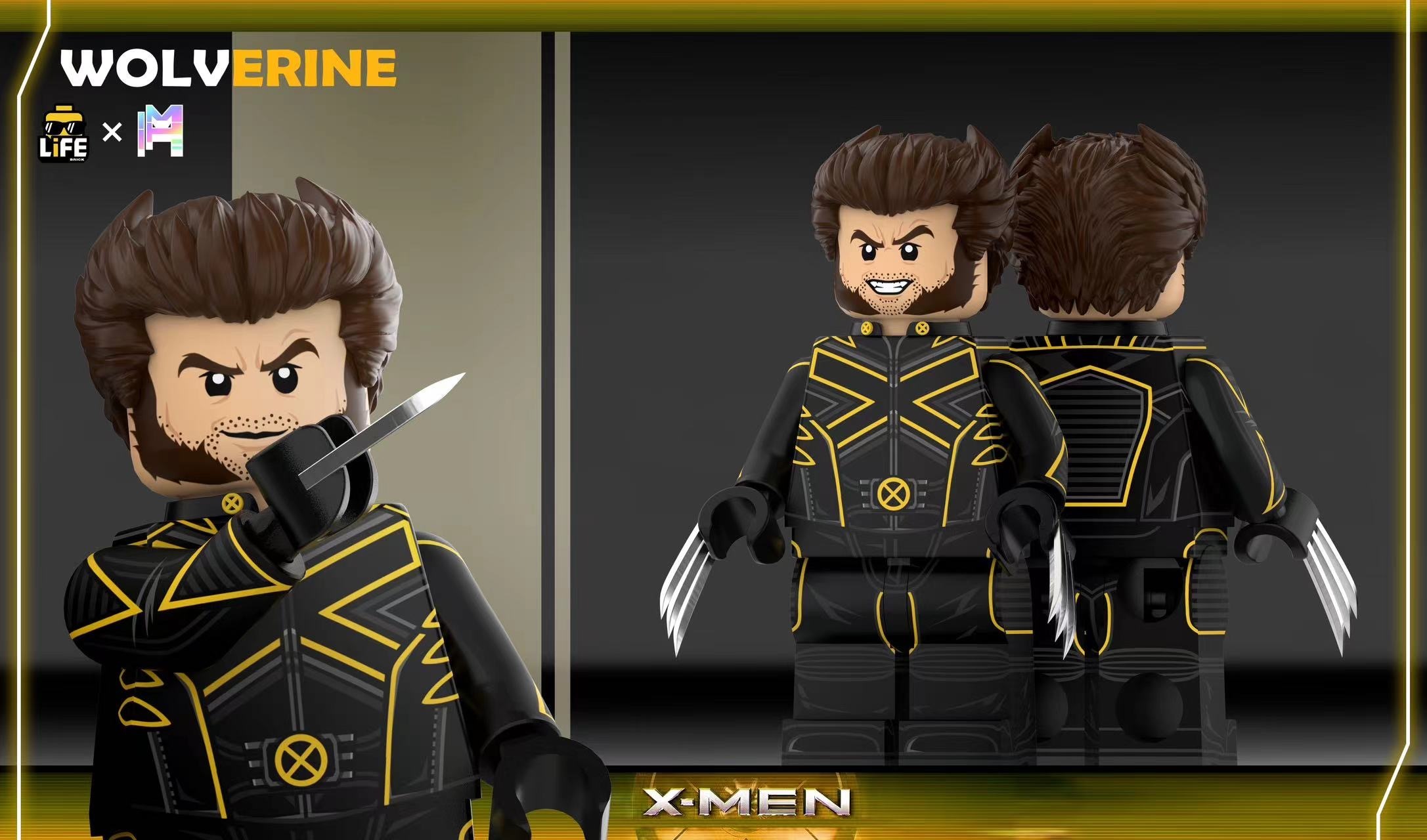 【Lifebrick X MH】金鋼狼 /鐳射銀