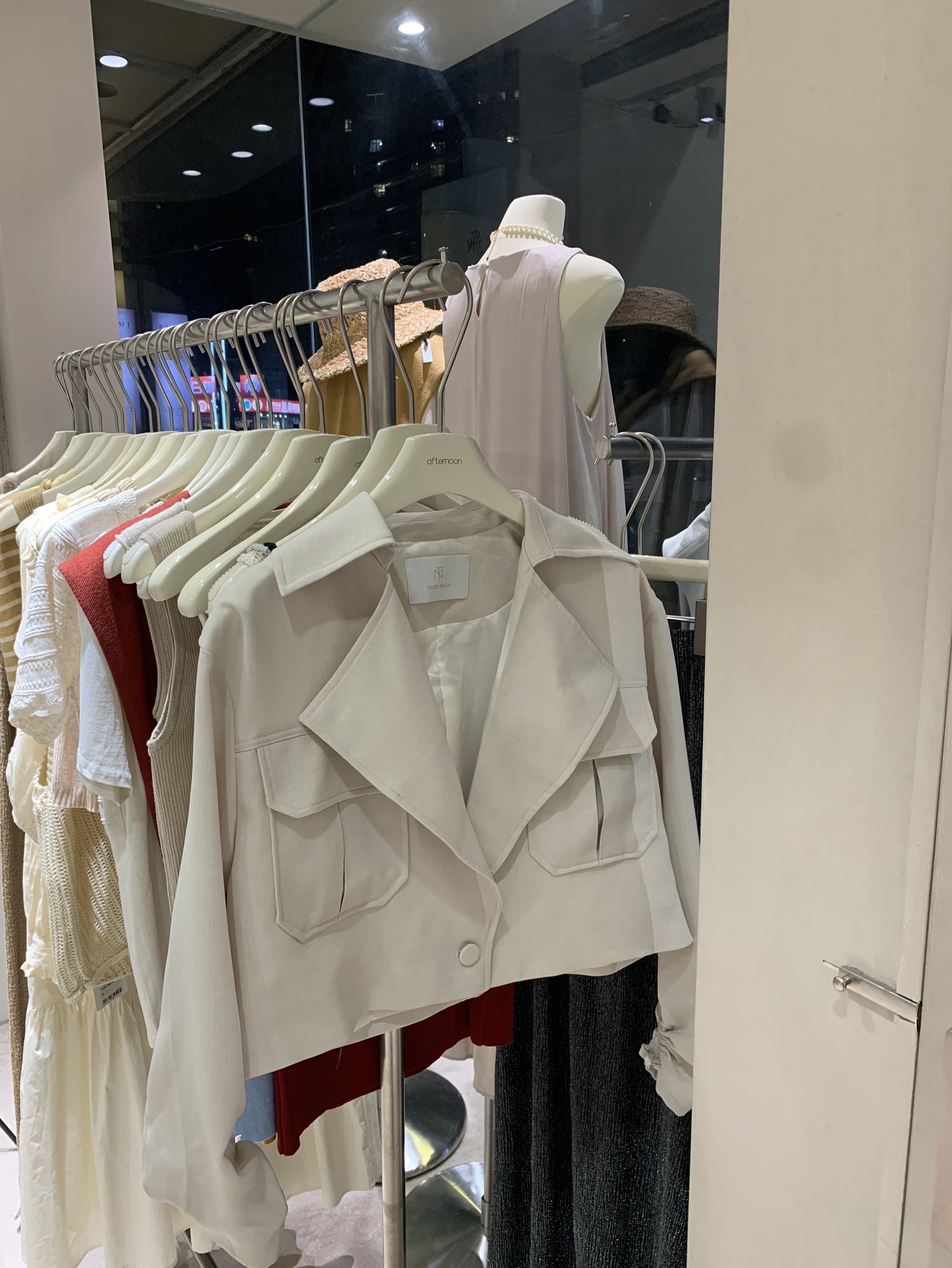 翻領短版薄款西外