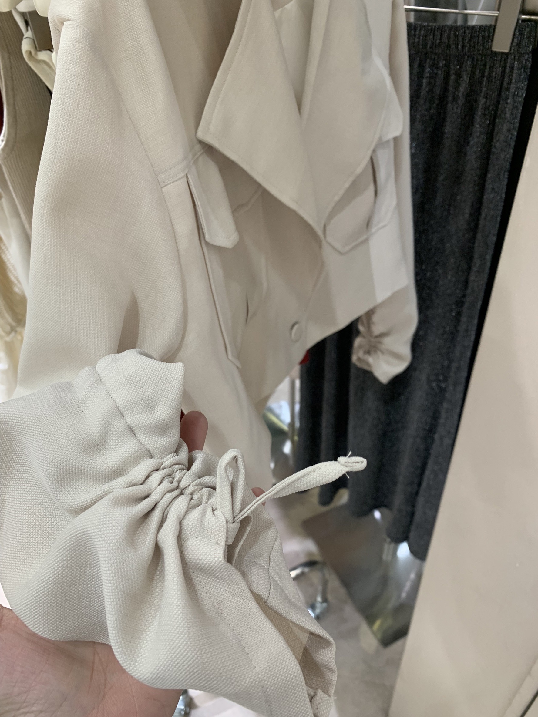 翻領短版薄款西外