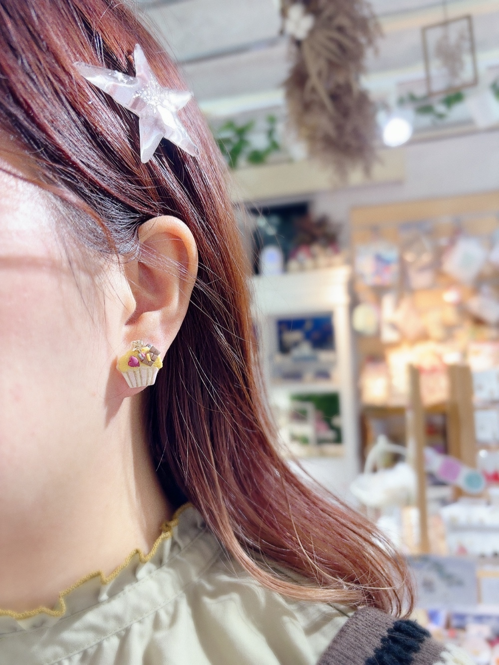 [手作家] 紙杯蛋糕耳環