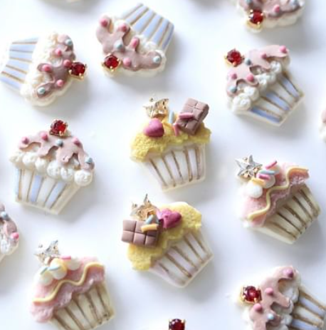 [手作家] 紙杯蛋糕耳環