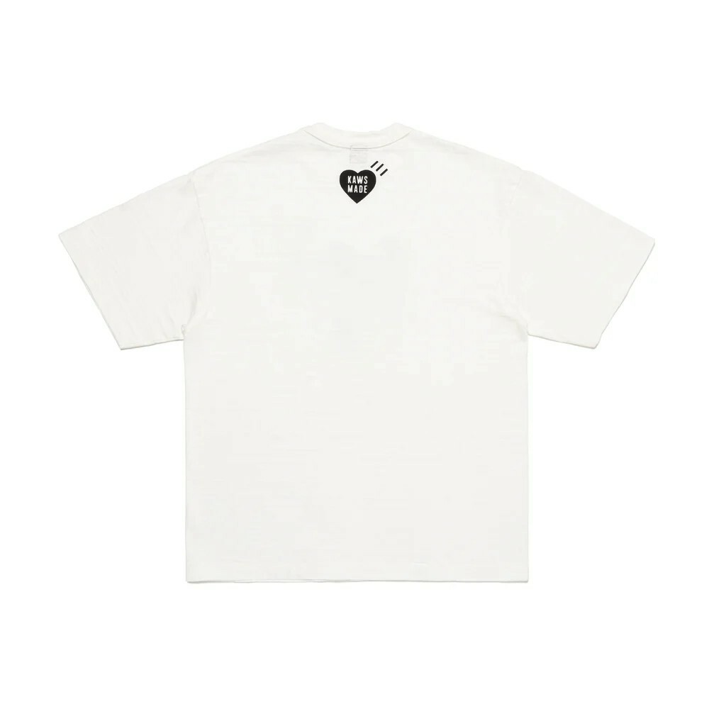 美品　HUMANMADE 半袖 Tシャツ XL 白 HUMAN MADE × KAWS 'XX22TE008'Tシャツ ハート ロゴ 白 ホワイト