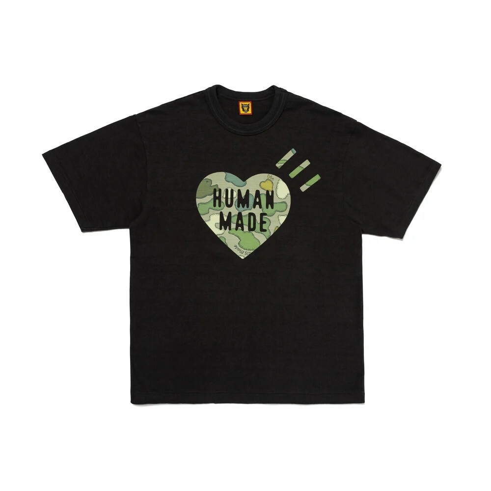 HUMAN MADE X KAWS GRAPHIC T-SHIRT #1 聯名 迷彩 愛心 短袖 XX27TE011
