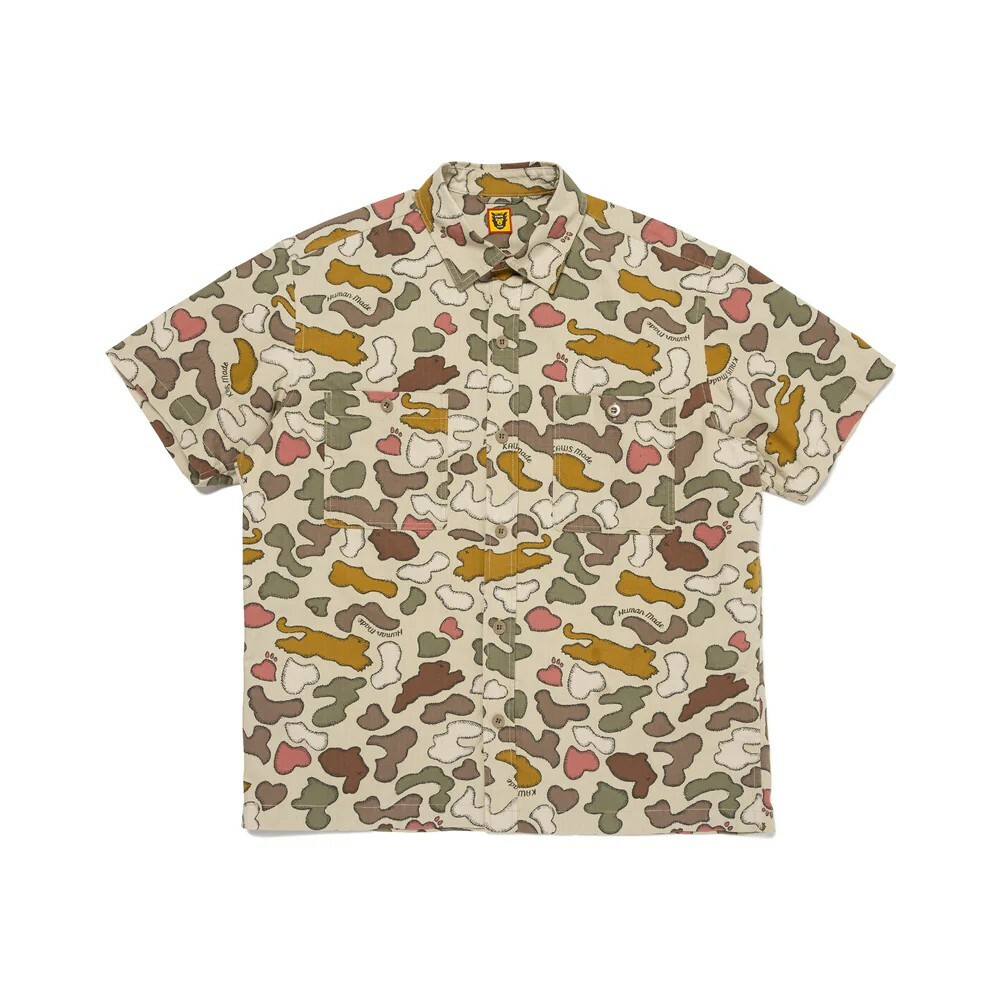 HUMAN MADE X KAWS CAMO SHIRT 聯名 迷彩 襯衫 XX27SH001