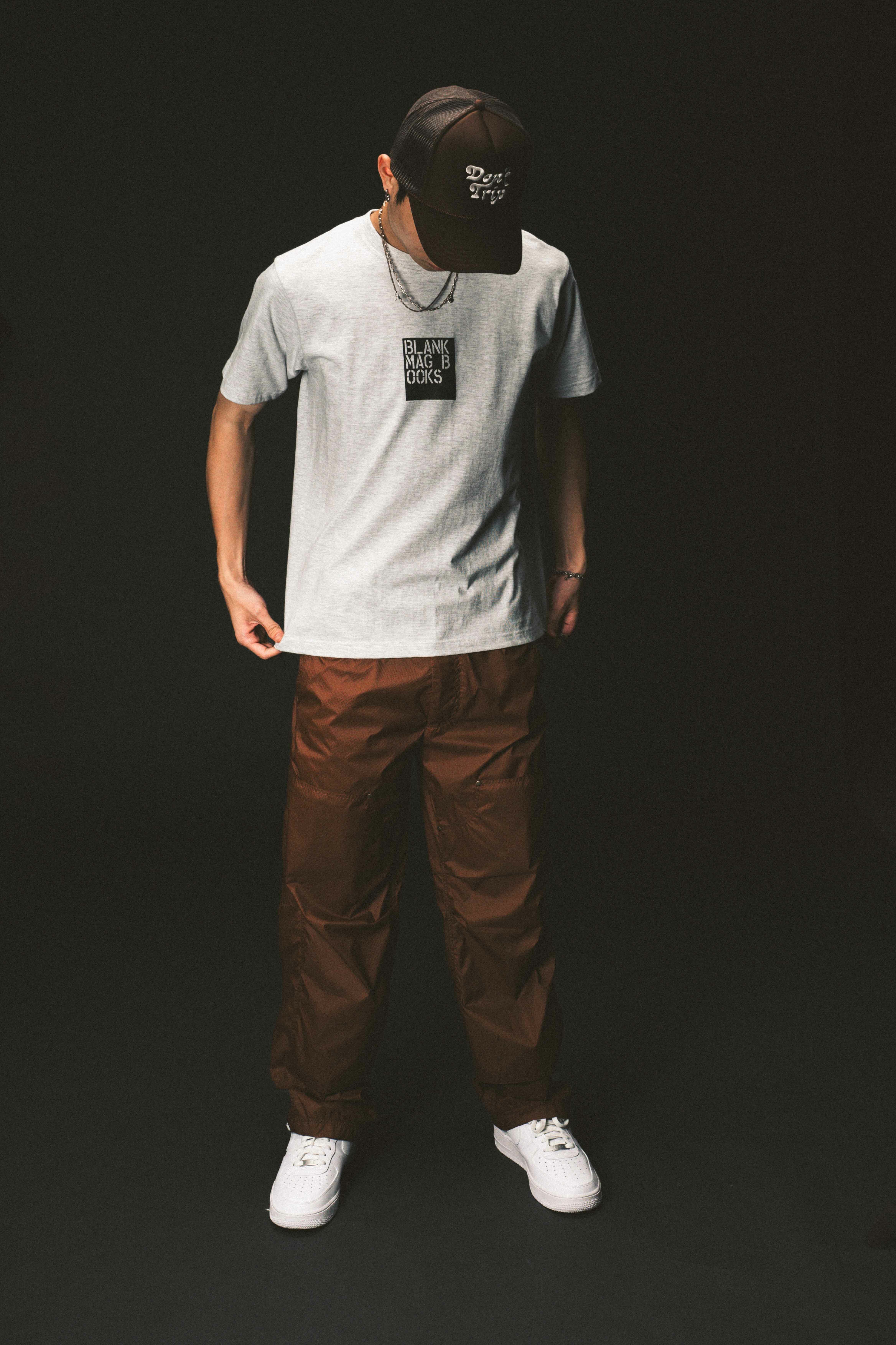 PLATEAU STUDIO / rivet painter pants - brown