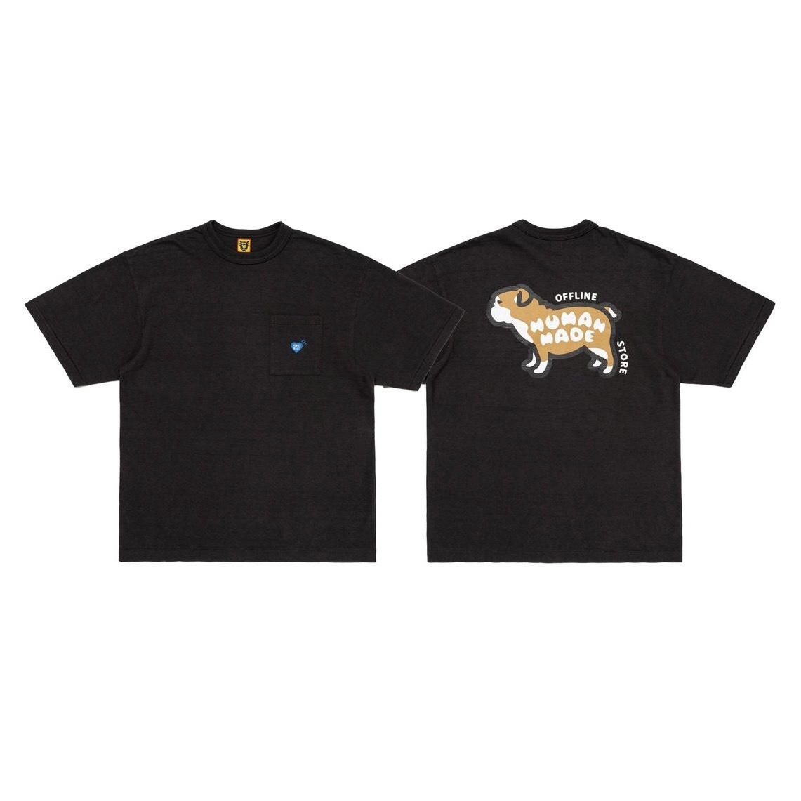 HUMAN MADE POCKET T-SHIRT OFFLINE STORE 狗狗 外苑店 限定 短袖