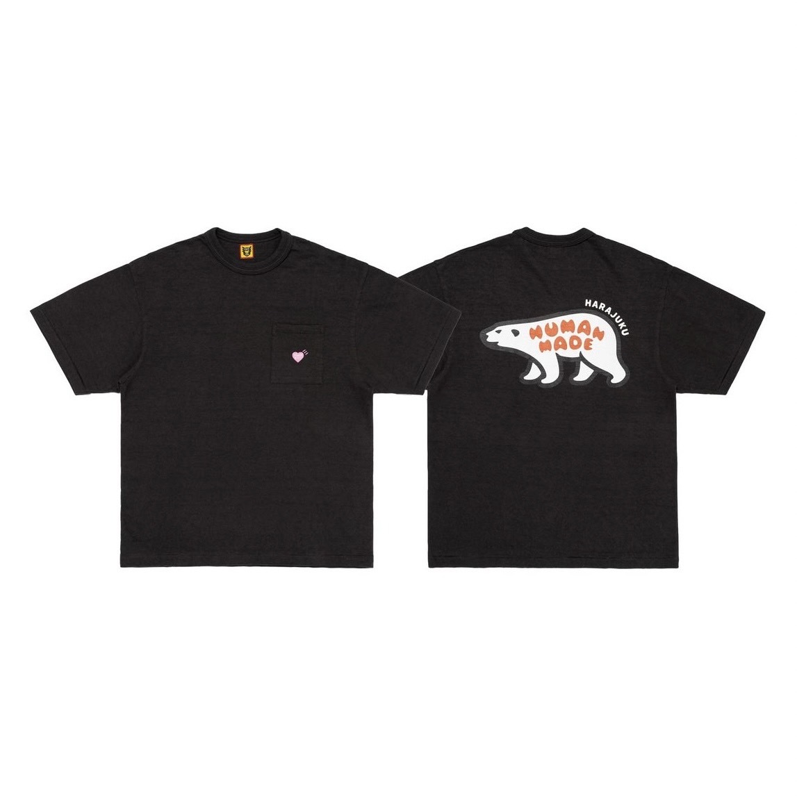 HUMAN MADE POCKET T-SHIRT HARAJUKU 北極熊 原宿店 限定 短袖