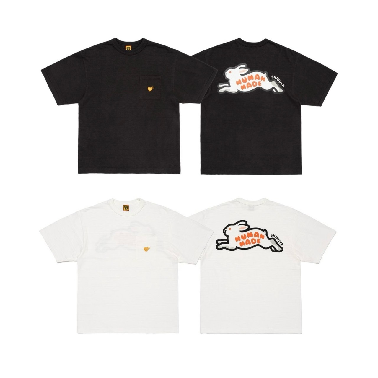 HUMAN MADE POCKET T-SHIRT SHIBUYA PARCO 兔子涉谷店限定短袖