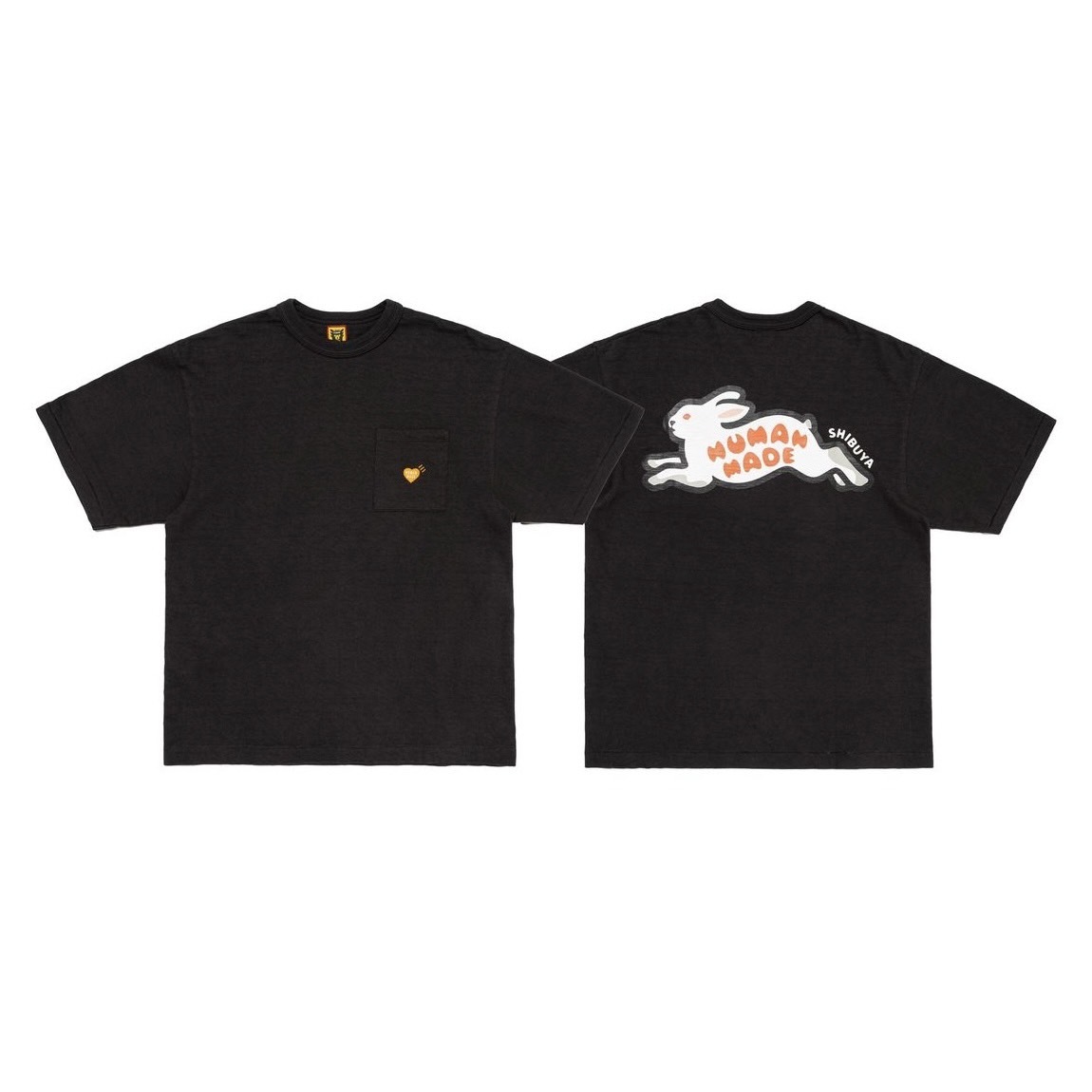 HUMAN MADE POCKET T-SHIRT SHIBUYA PARCO 兔子涉谷店限定短袖