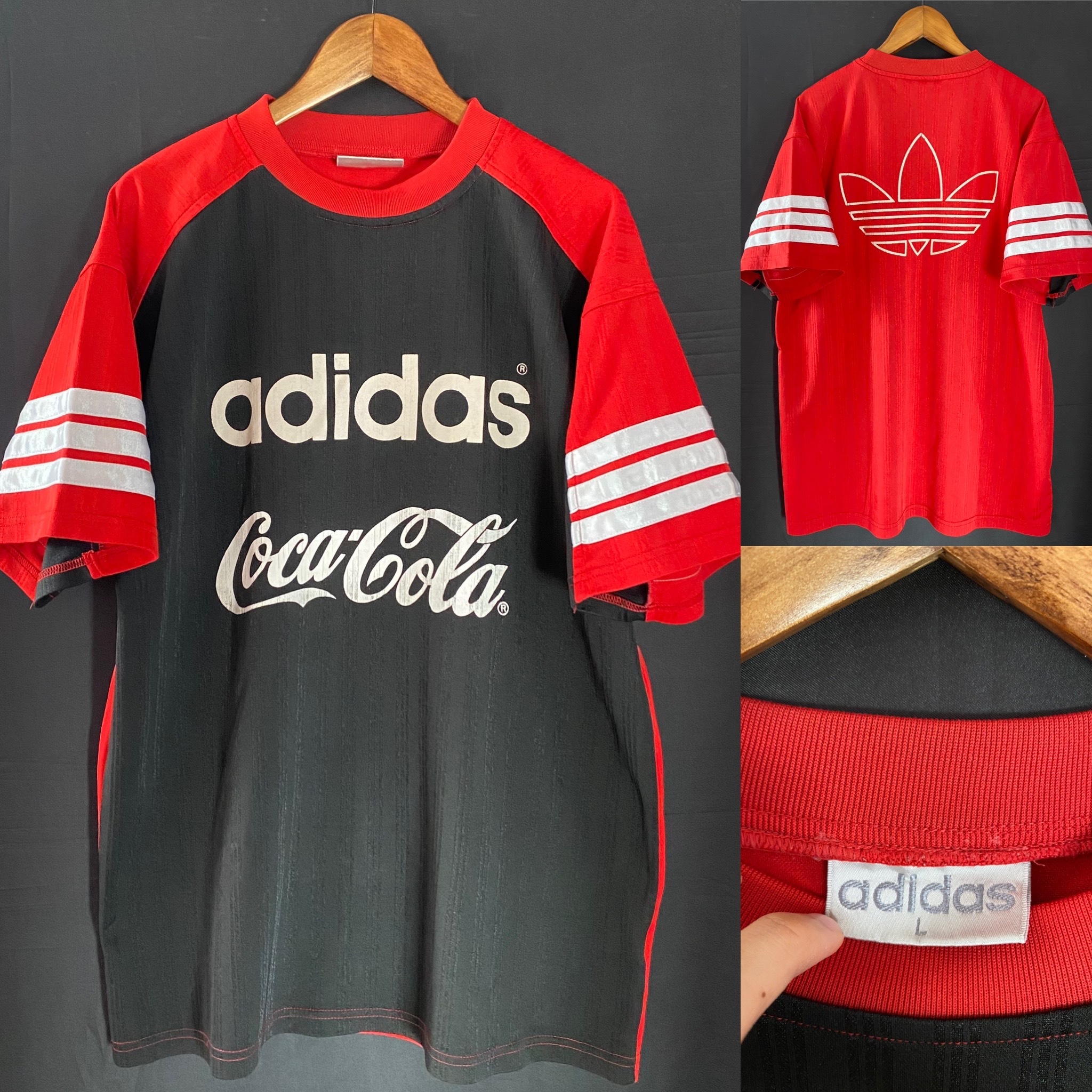 South China 90s Adidas match worn training shirt