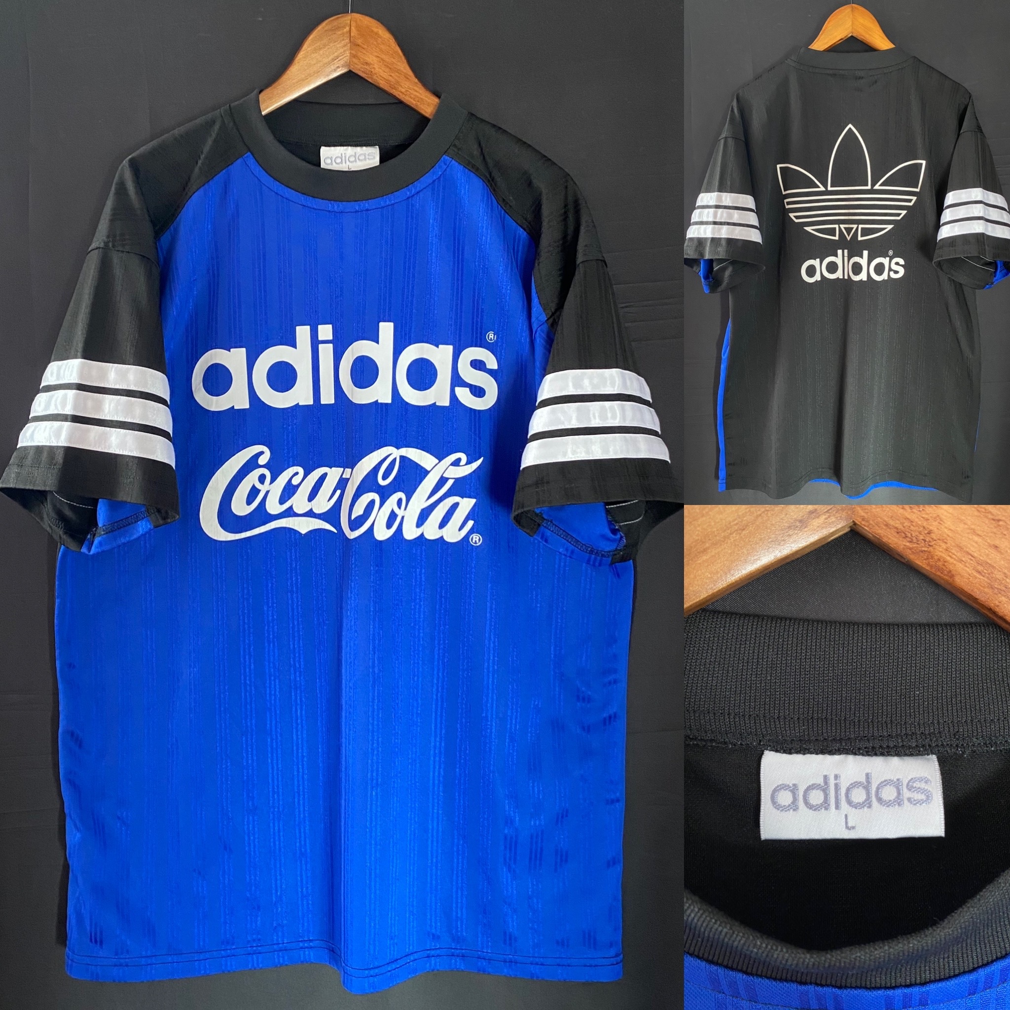 South China 90s Adidas match worn training shirt