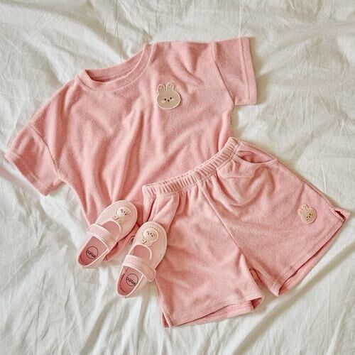 24S/S🌞DOTFRIENDS防褶皺耐磨毛圈布-上下短袖套裝