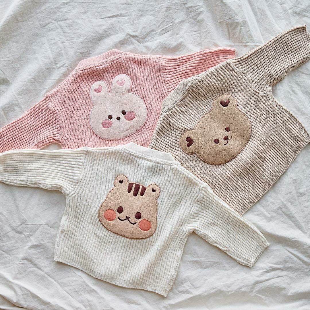 🌸NEW✨棉花糖系列-大圓臉奶萌針織開襟衫