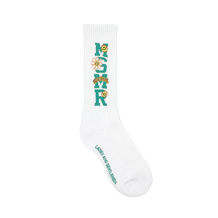 MSMR Candypop Logo Socks White