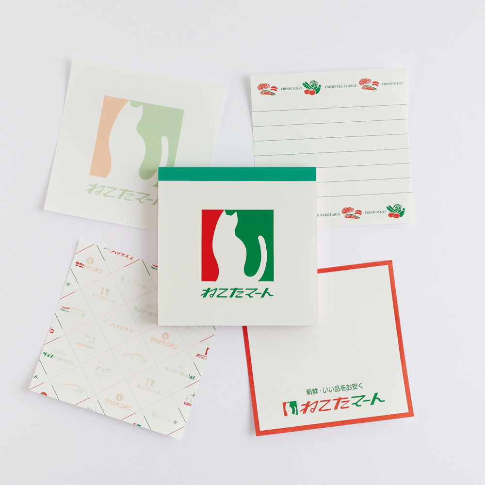 貓田超市 方形便條本 ｜日本STUDY HOLIC