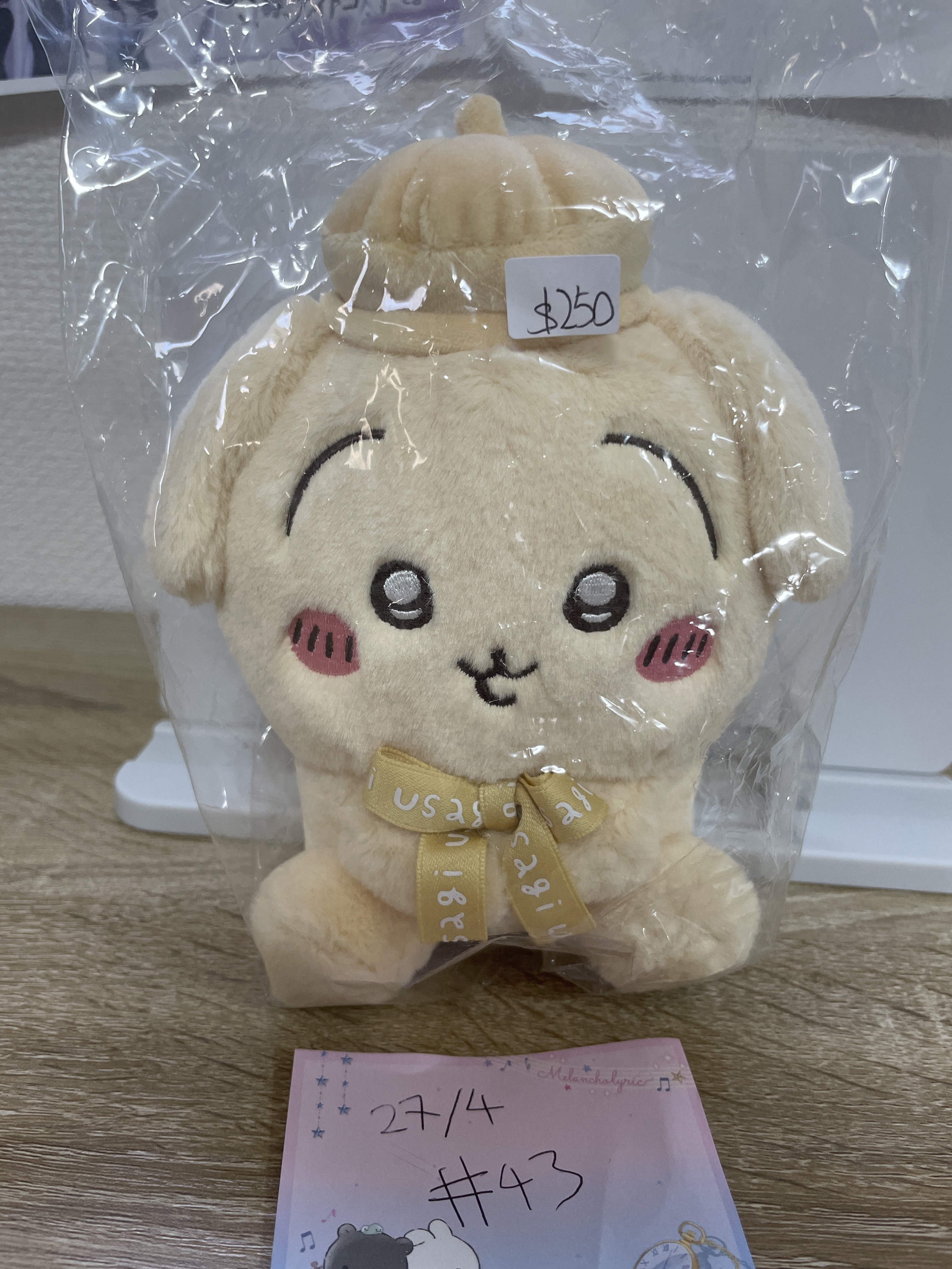 CHIIKAWA 兔兔 貝雷帽 公仔#43