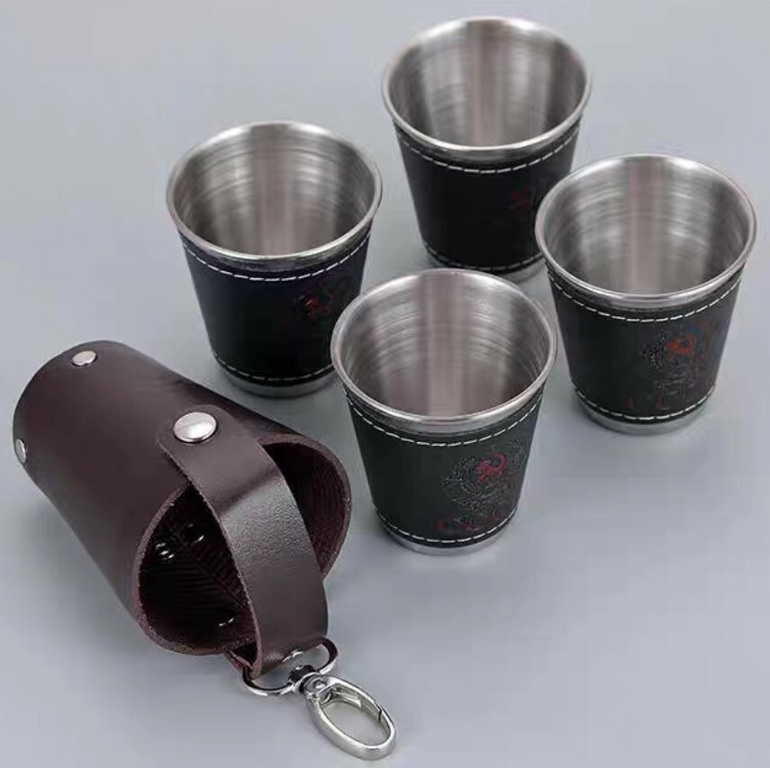 攜帶式不銹鋼旅行小酒杯