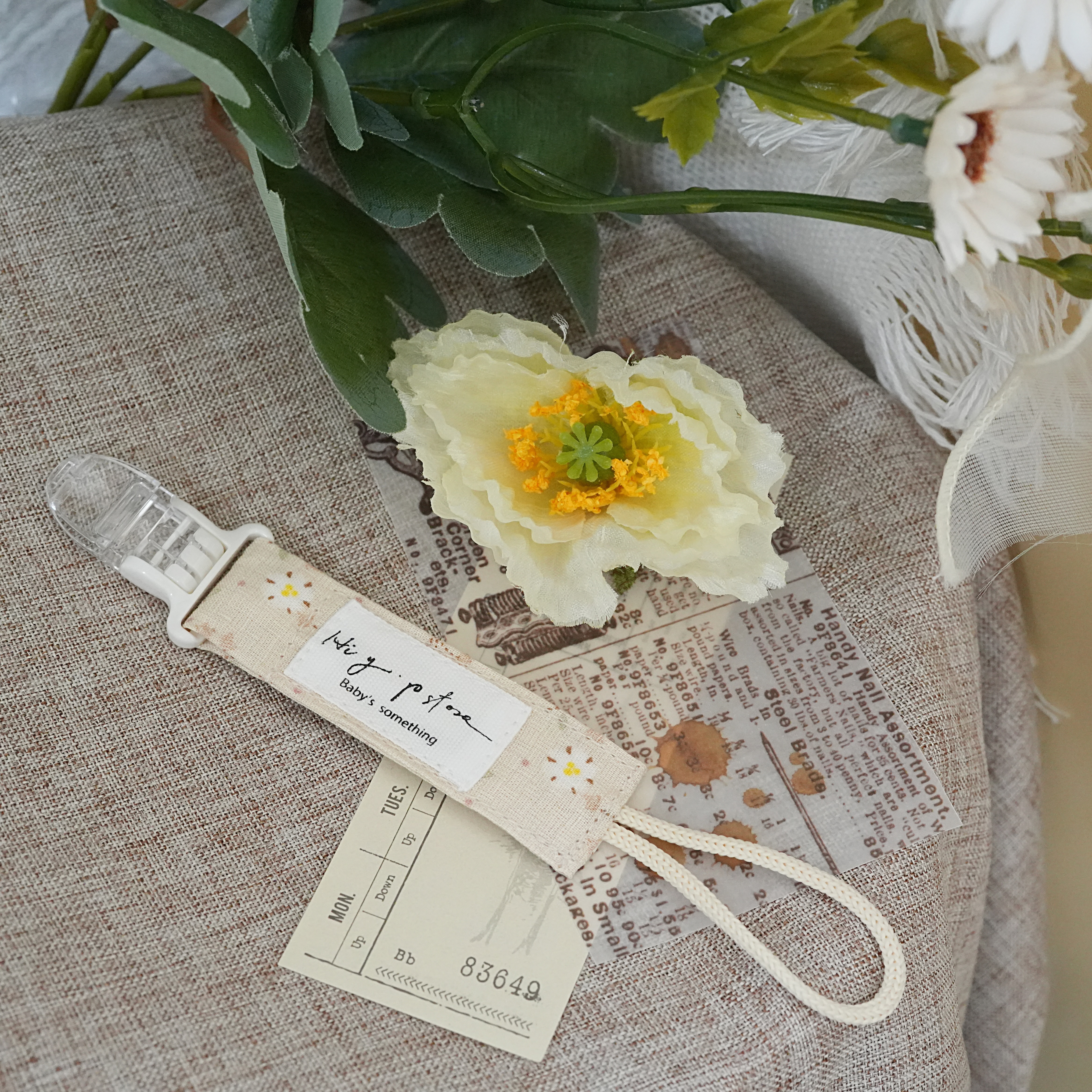 Hi Y.P store-短版鱷魚夾-淡雅雪絨