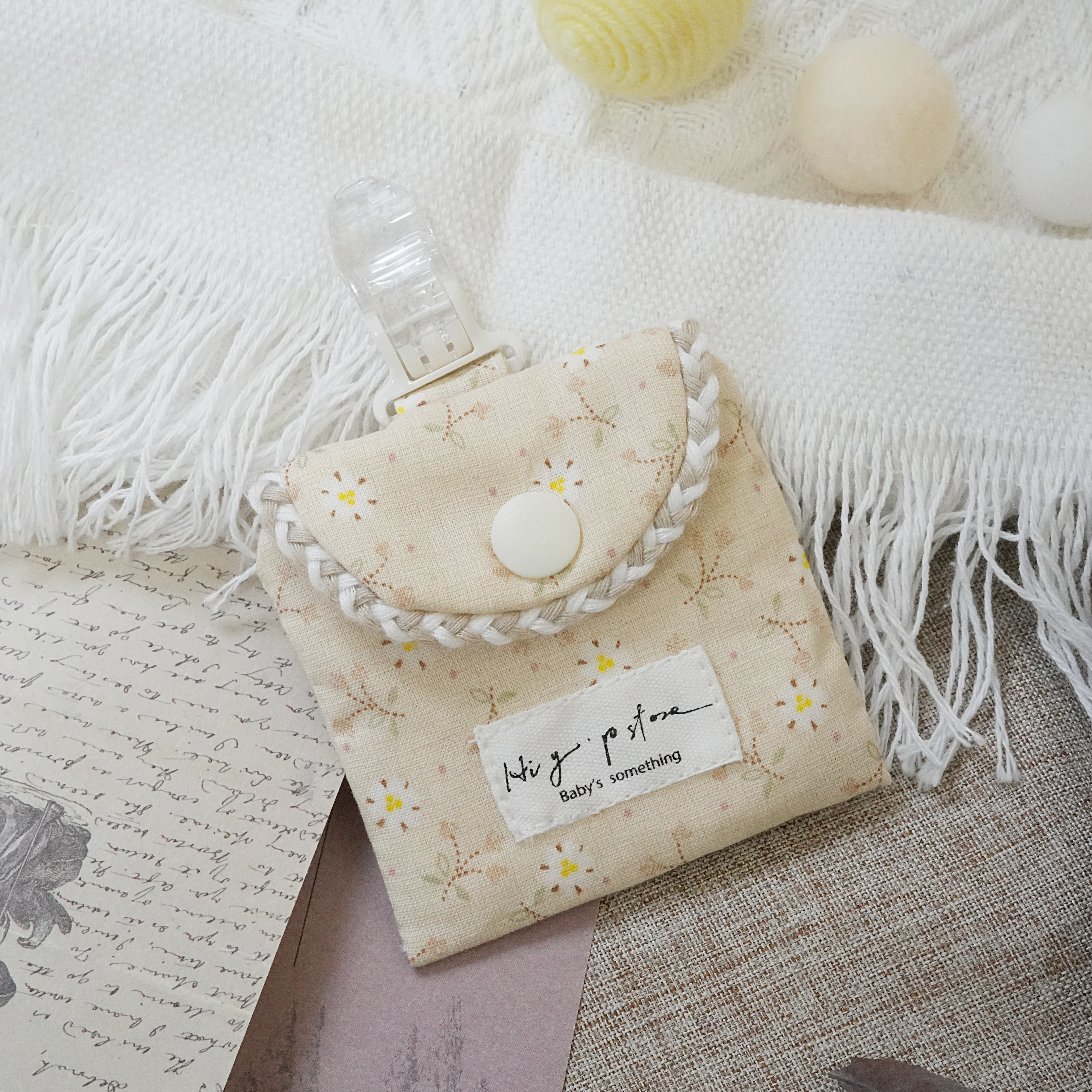 Hi Y.P store-平安符袋-淡雅雪絨