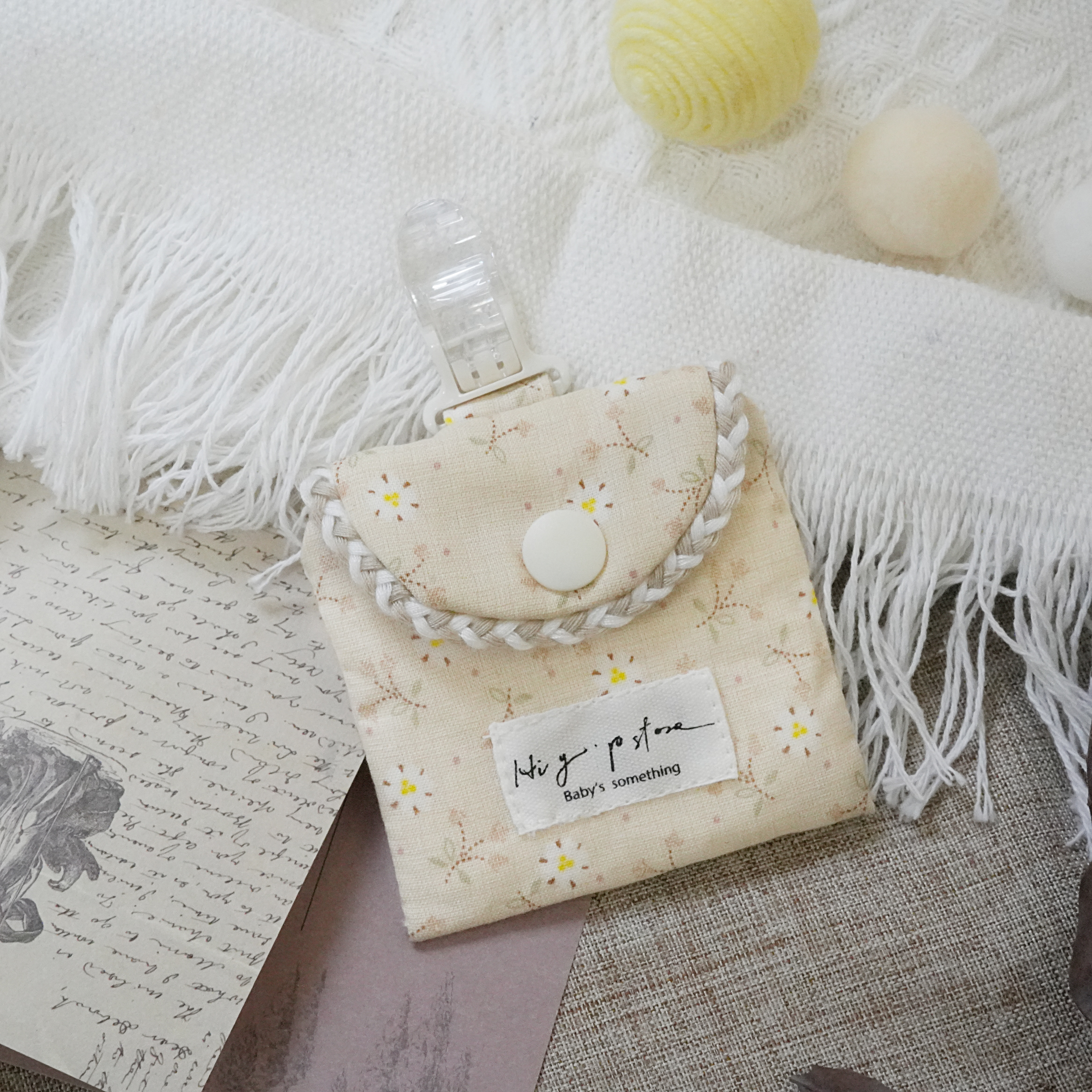 Hi Y.P store-平安符袋-淡雅雪絨