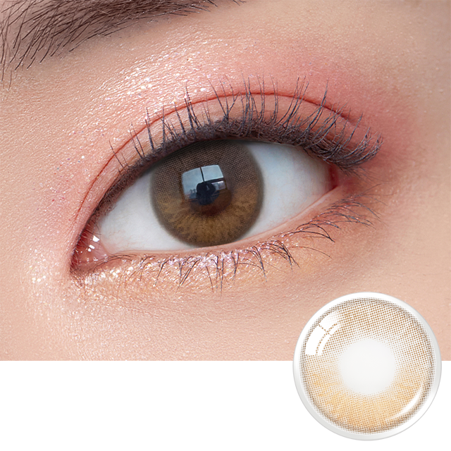 [月拋] OLENS MOONRISE 1 month Fawn Brown 月拋彩妝隱形眼鏡｜每盒2片