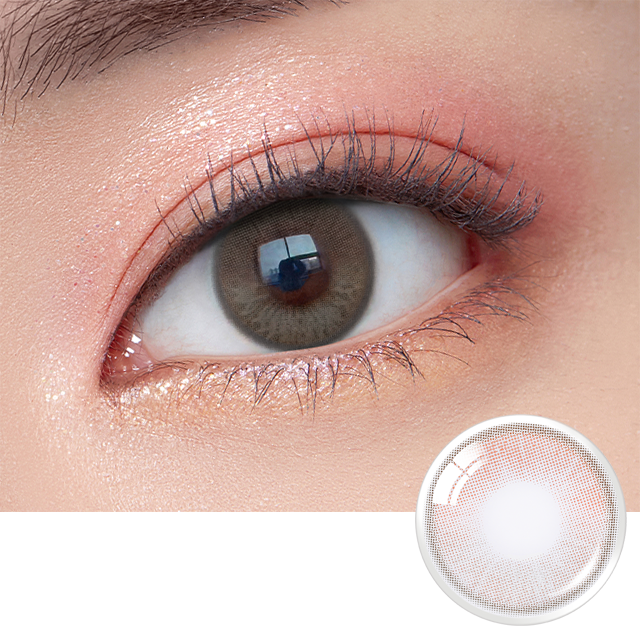 [月拋] OLENS MOONRISE 1 month DEW Gray 月拋彩妝隱形眼鏡｜每盒2片