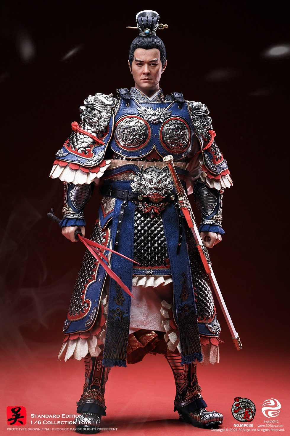 303TOYS 1/6 三国志 周瑜 公瑾 DX.ver 純銅製 MP037 original.jpg?1714282707