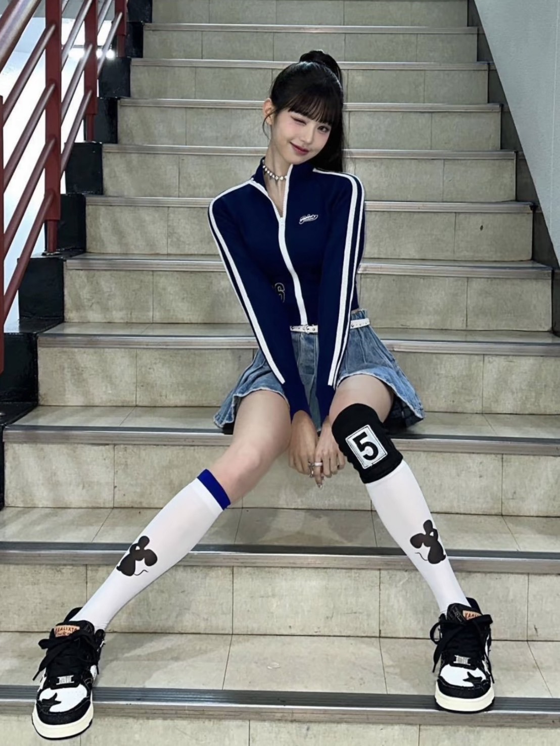 零碼-EU39-Kaalixto Unchained Riderz "Blackness" 張員瑛同款 黑色牛仔 星星鞋