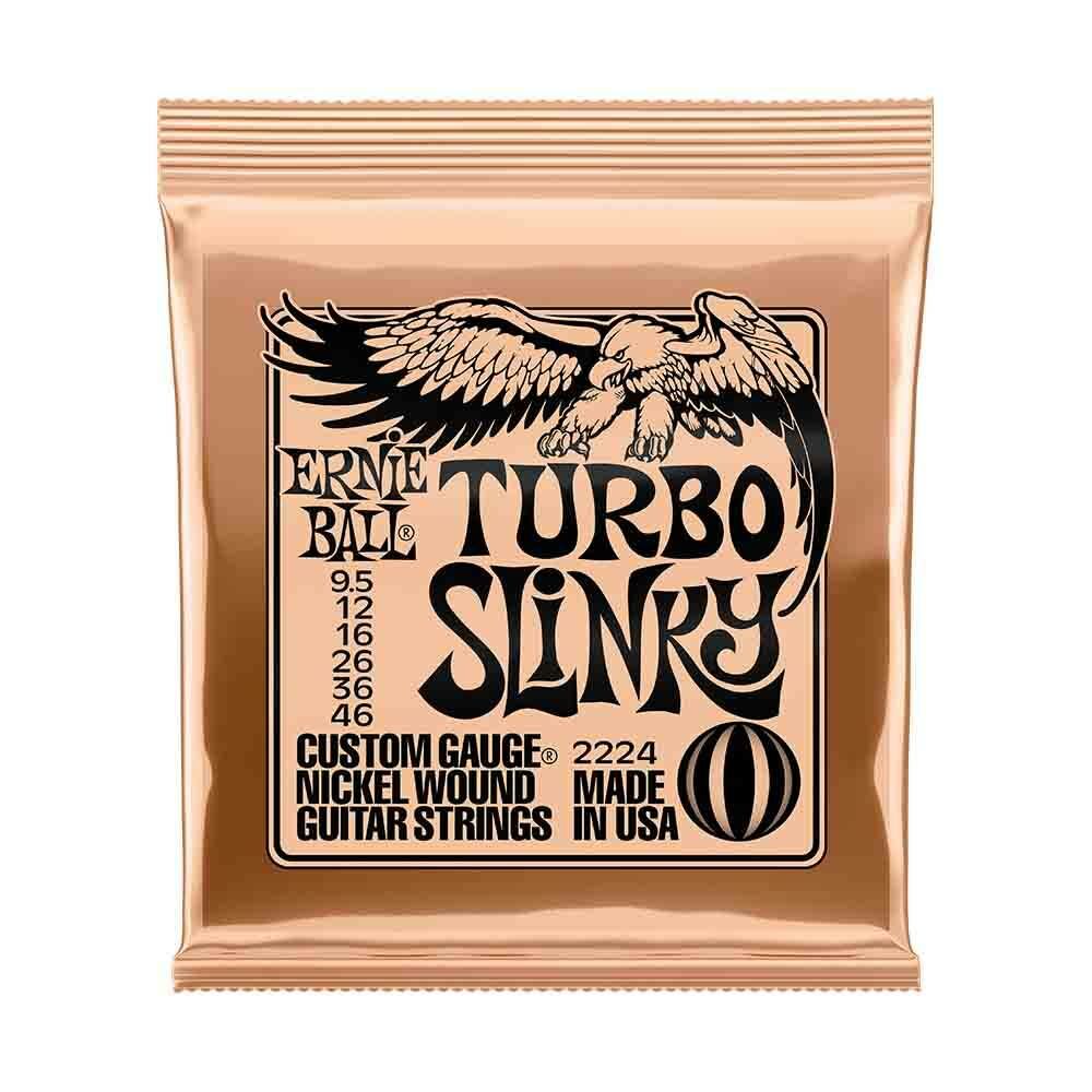 Ernie Ball Ernie Ball Turbo Slinky 2224 電吉他弦 鎳纏繞 9.5-46 — 三峽吉他 / Bass｜YA! 玩音樂