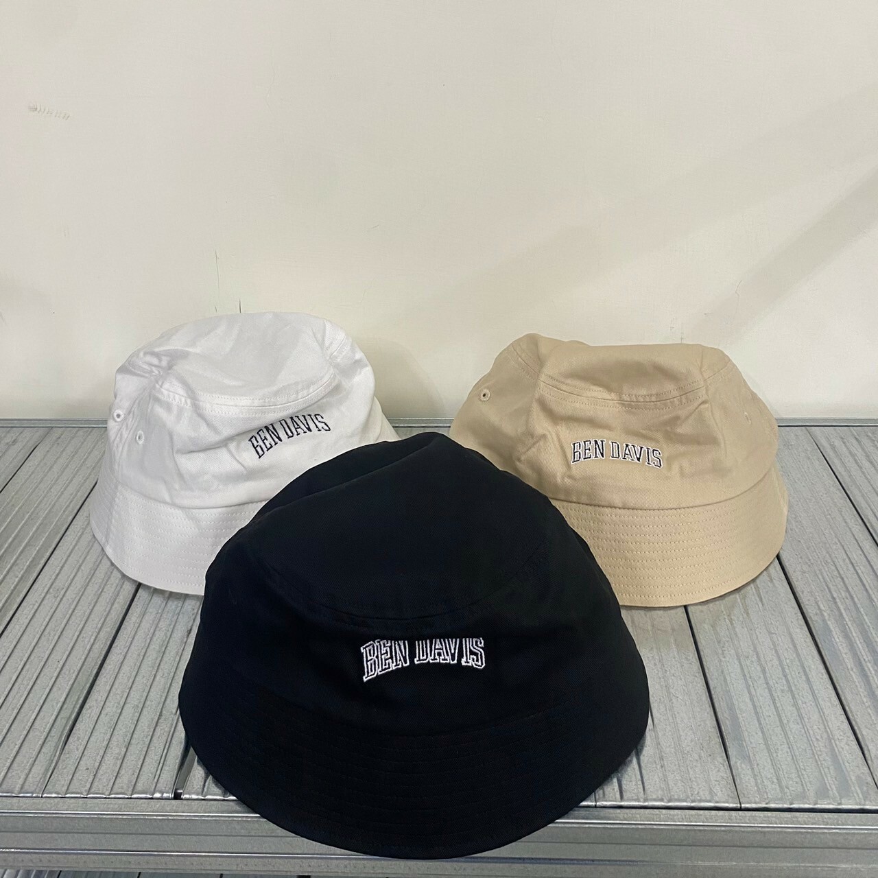 Ben Davis 刺繡簡約漁夫帽 BDW-8618CL