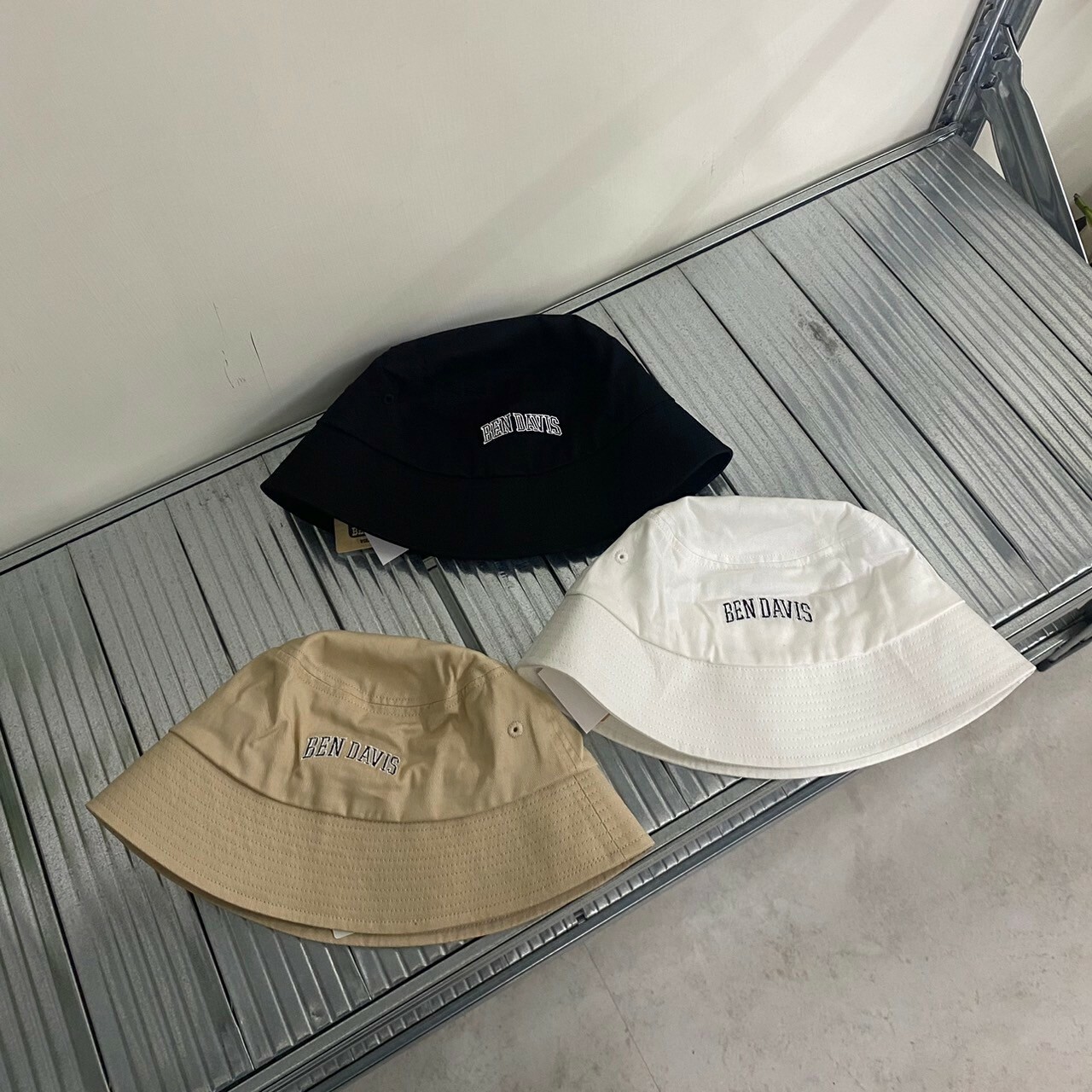 Ben Davis 刺繡簡約漁夫帽 BDW-8618CL