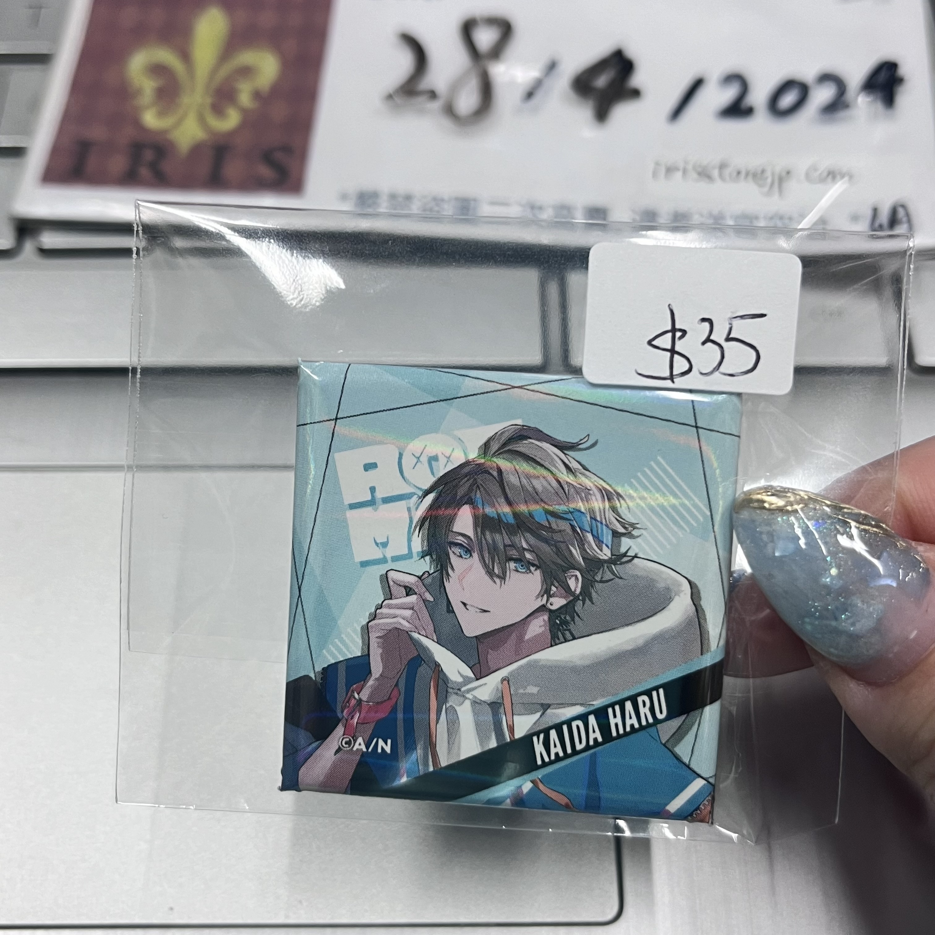 彩虹社 晴 襟章 rm