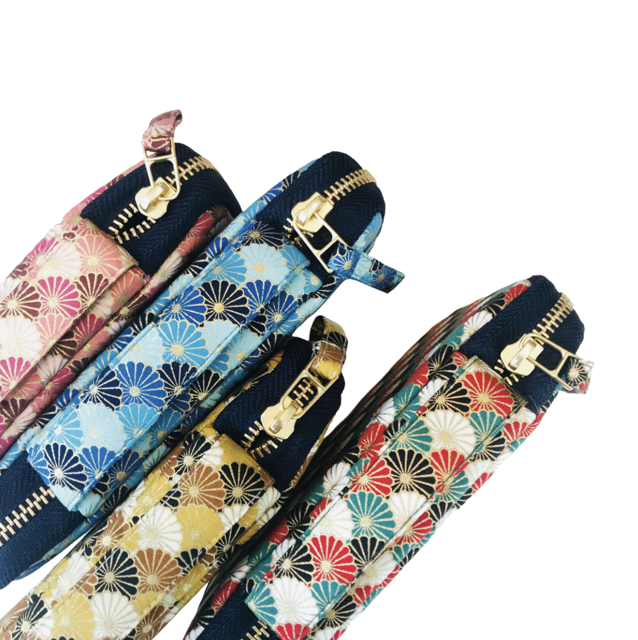 Kyokuhaku 10入手提鋼筆袋-海浪紋